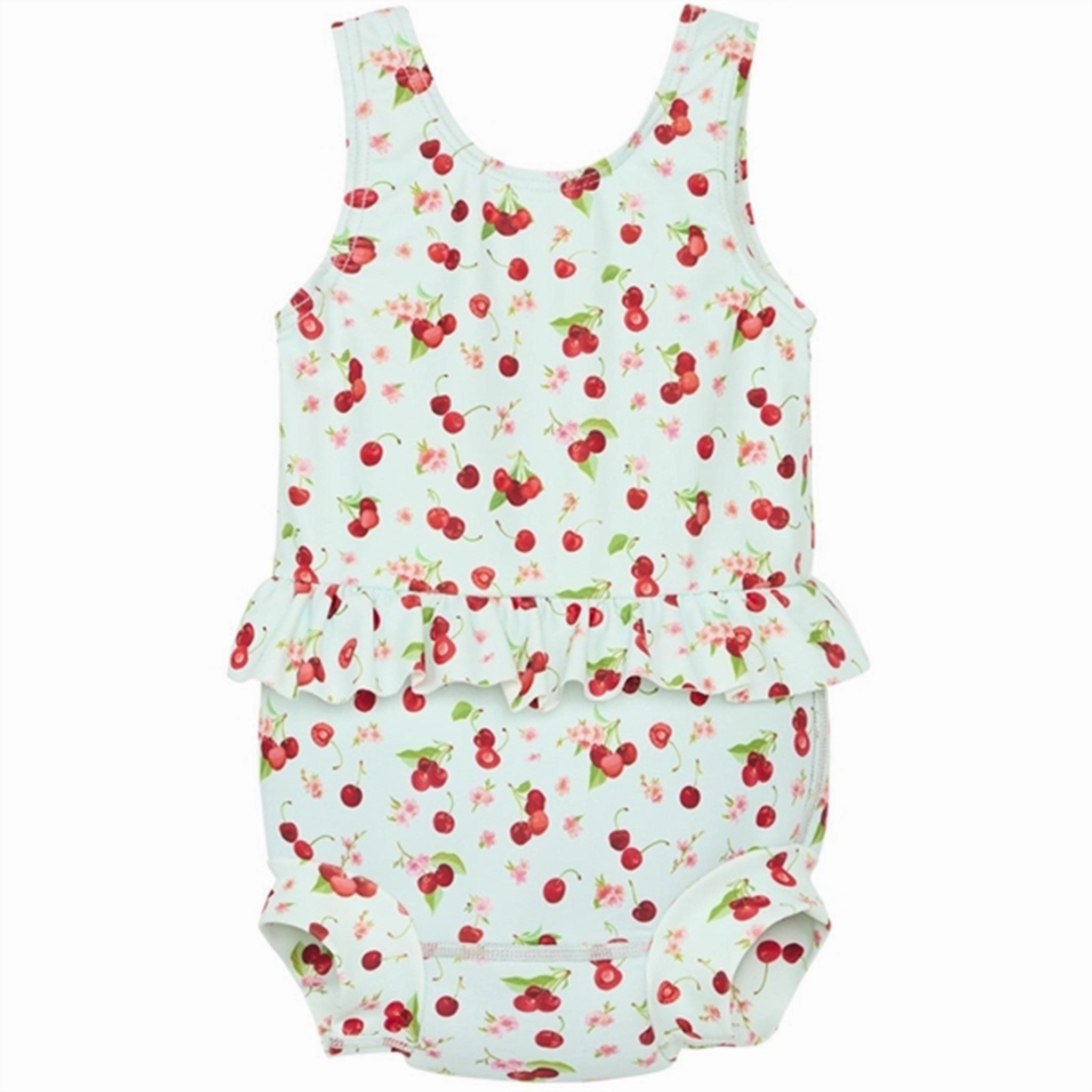 Hust & Claire Wan Blue Maddie Diaper Swimsuit Sustainable Eco Friendly Textile