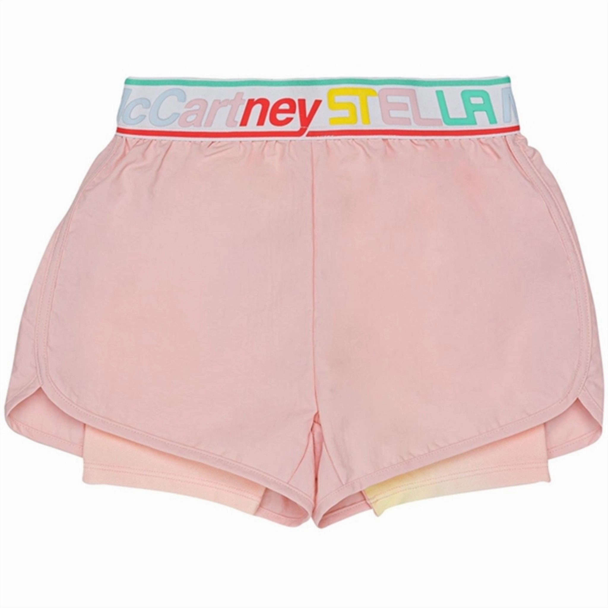 Stella McCartney Pink Sport Shorts Trendy Mood