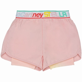 Punk style Lightweight Material Stella McCartney Pink Sport Shorts