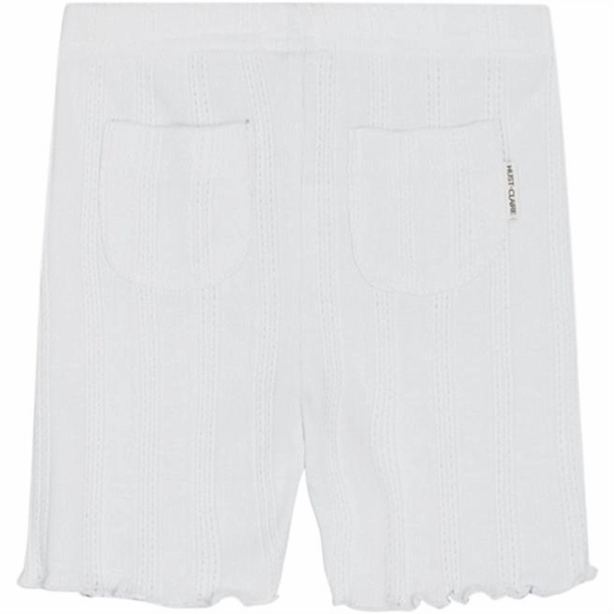 Hust & Claire Baby Lilina Shorts White Basic Stretch Wide Range Motion