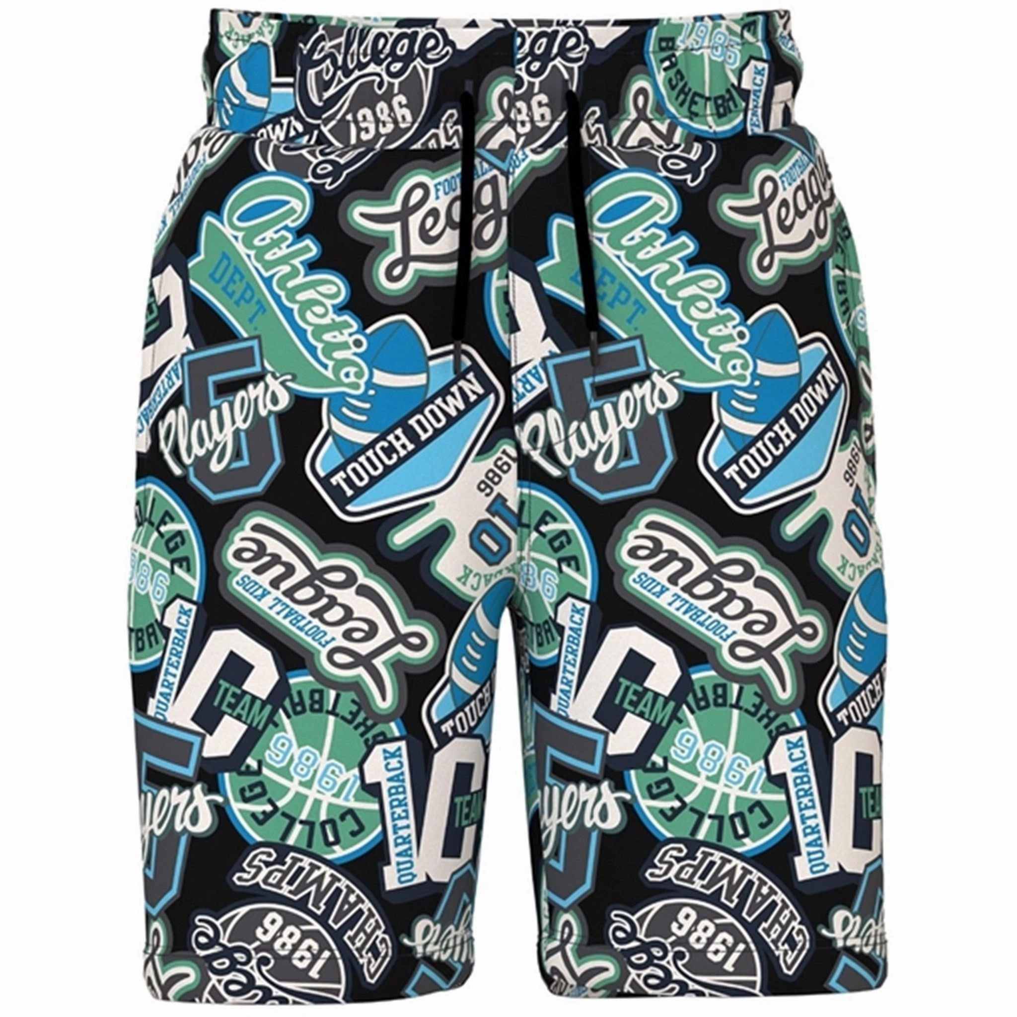 colorful fade resistant color Name it Black Dalovano Sweat Shorts