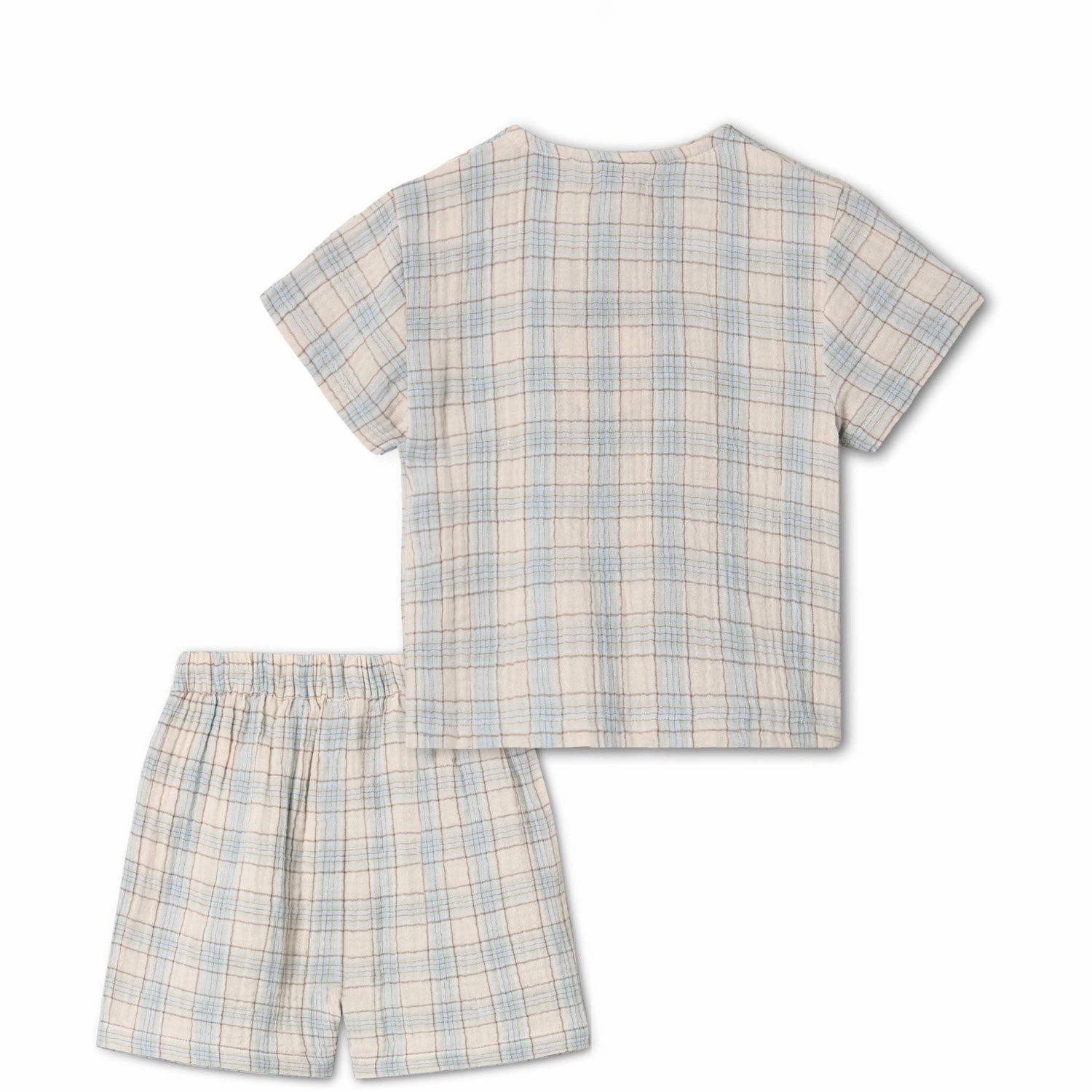 Eco-friendly Ultra Lightweight Build Fliink Sandshell Check Cha Cha Shorts Set