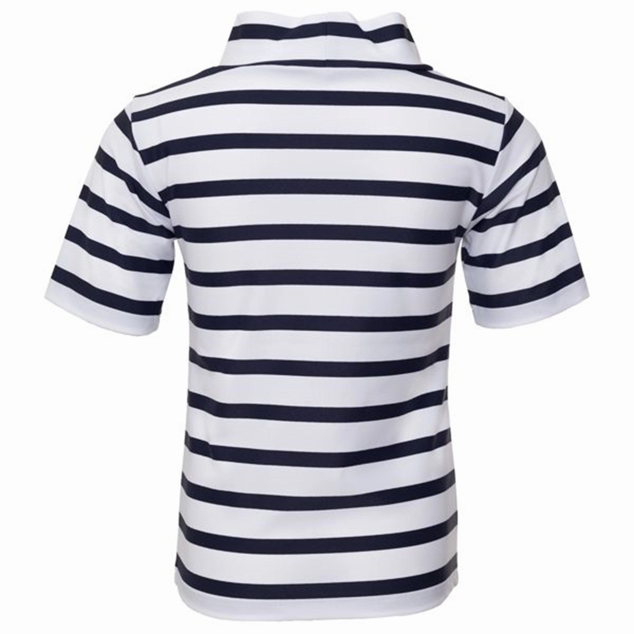 Petit Crabe White/Blue Turtleneck Tee K/? Seamless Bonding Technology