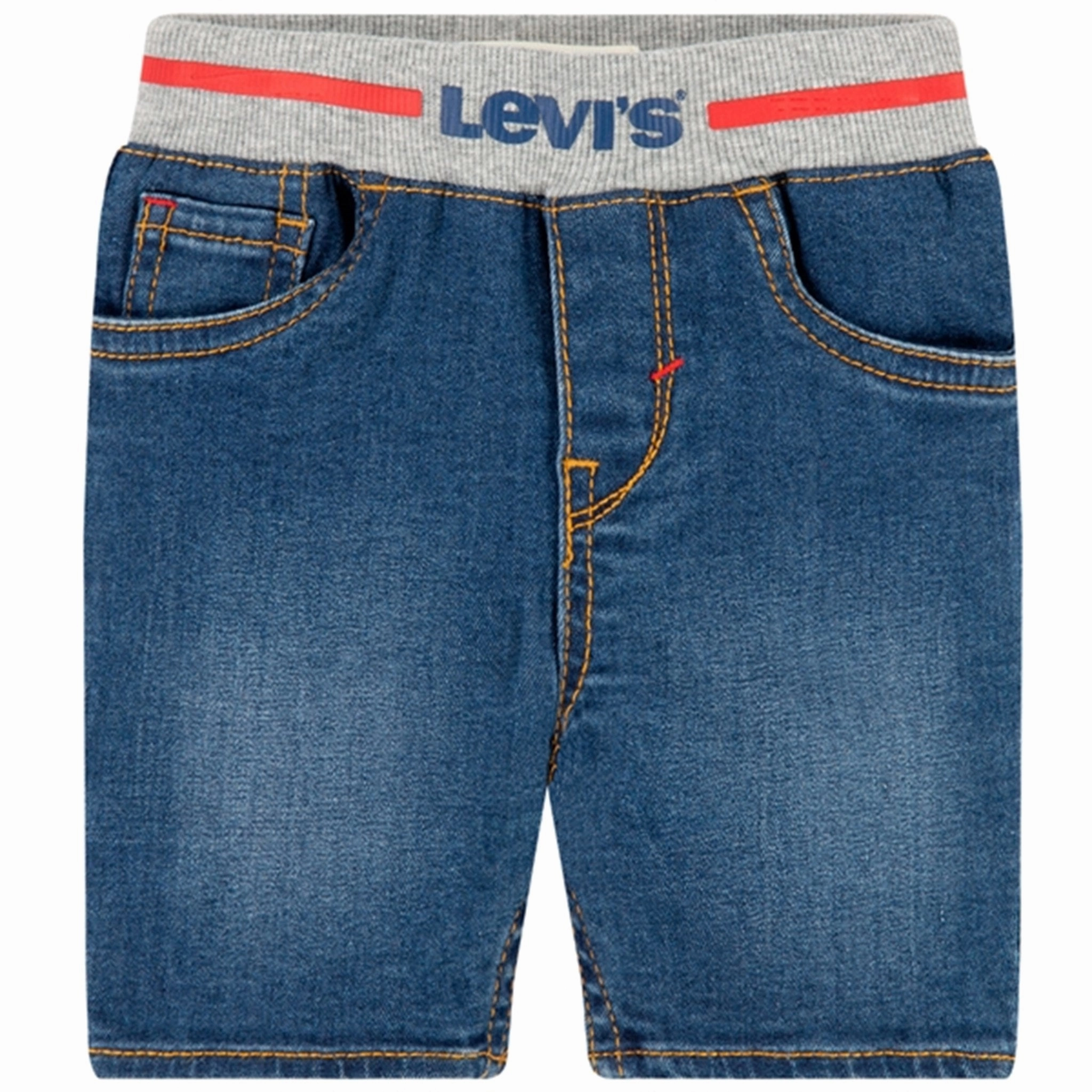 barbecue outfit Levi's Pull-On Ribbed Shorts Blue
