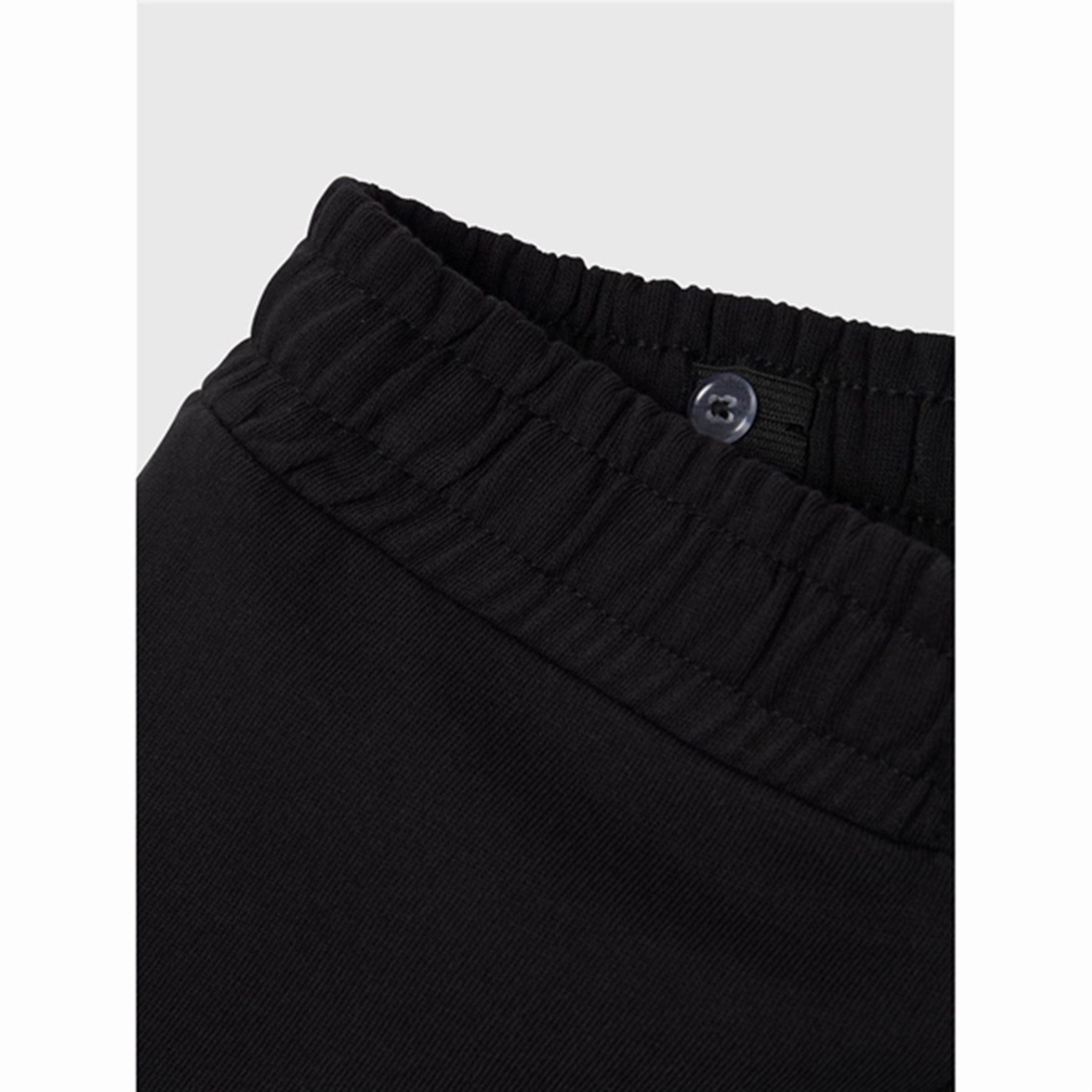 Name it Black Dalovan Sweat Shorts Low Bulk Waistband