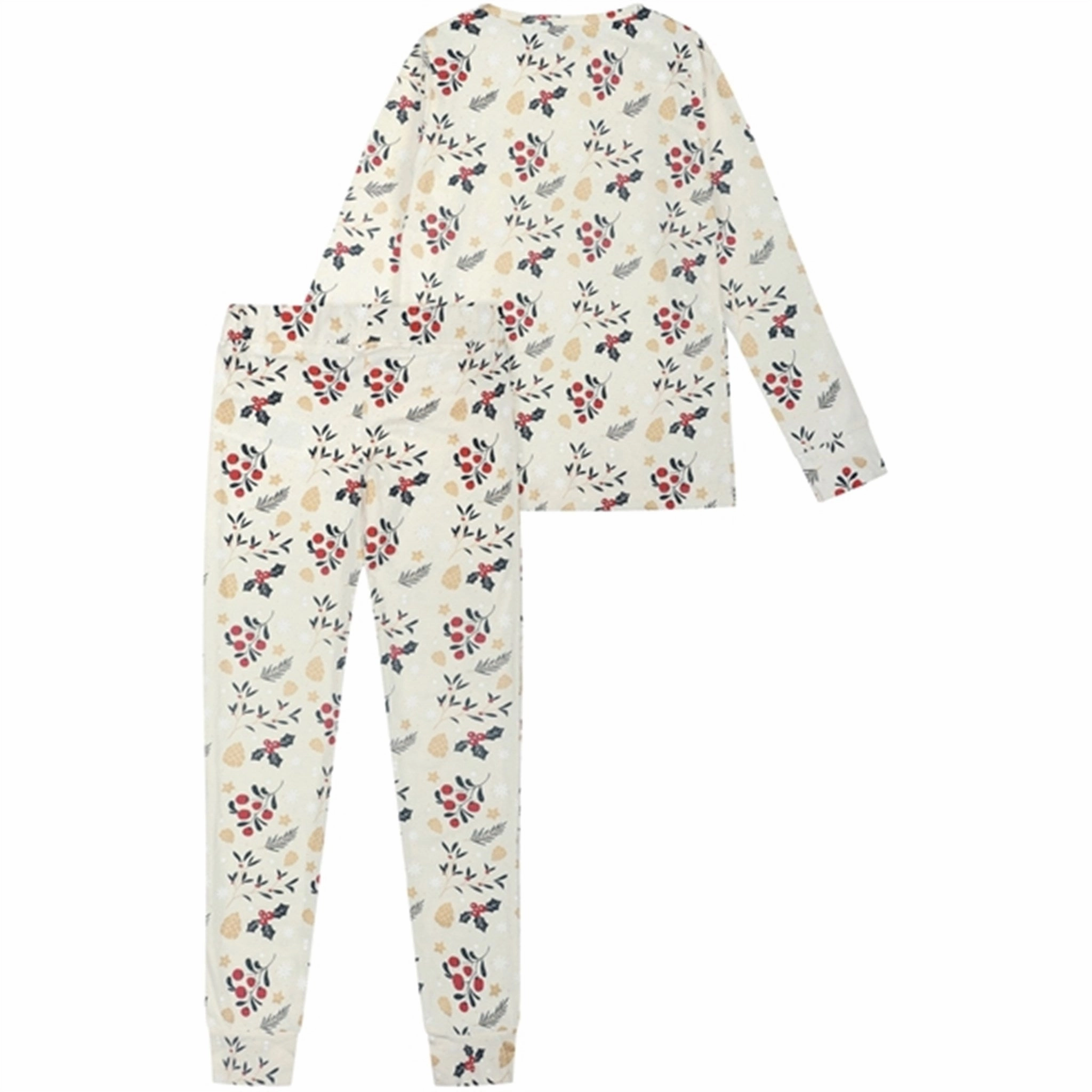 The New Ecru AOP Holiday Nightset Adjustable Cuff Openings