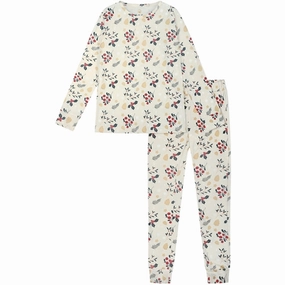 The New Ecru AOP Holiday Nightset Breathable Layer Roomy Armholes