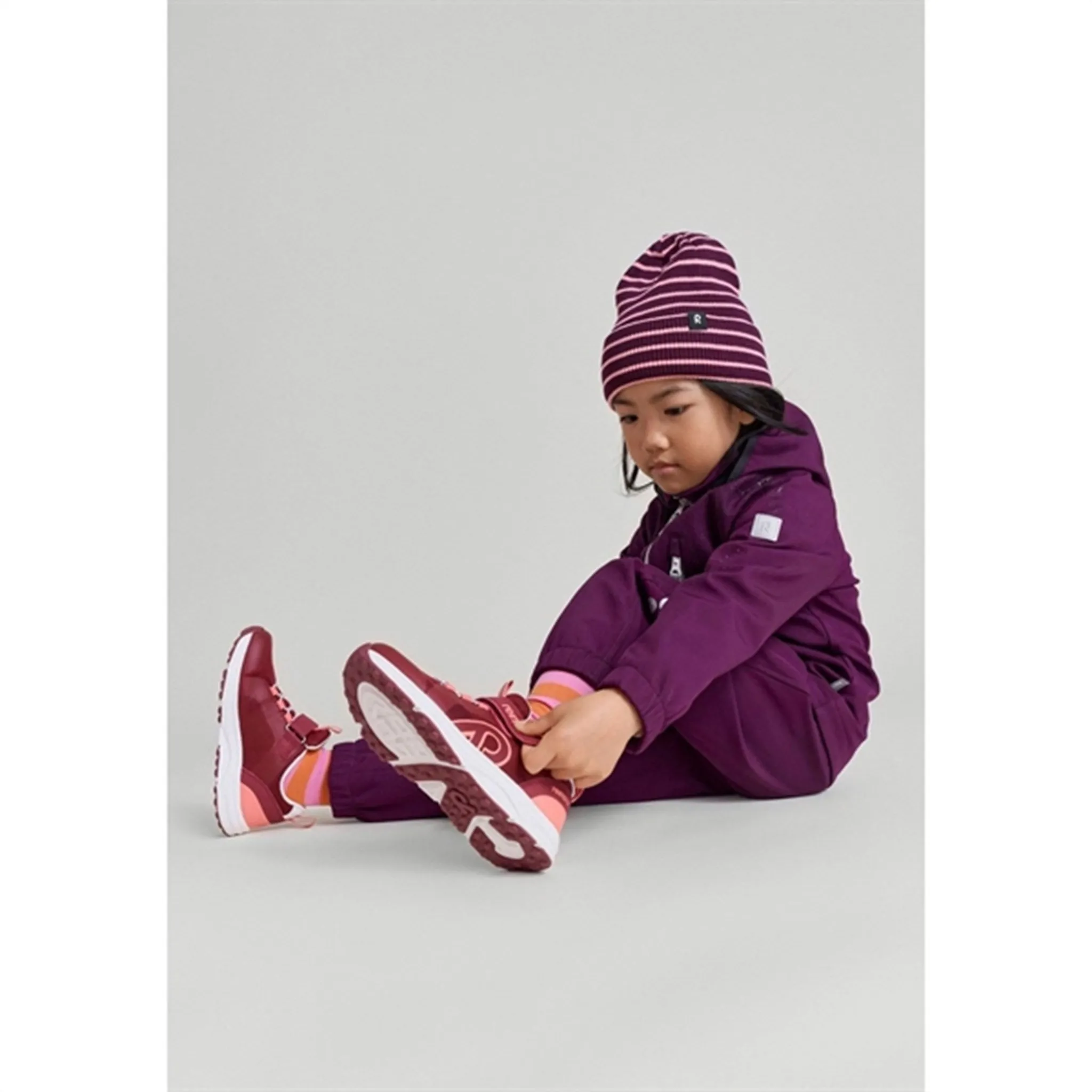 Light Reflective Reima Softshell Jacket Vantti Deep purple