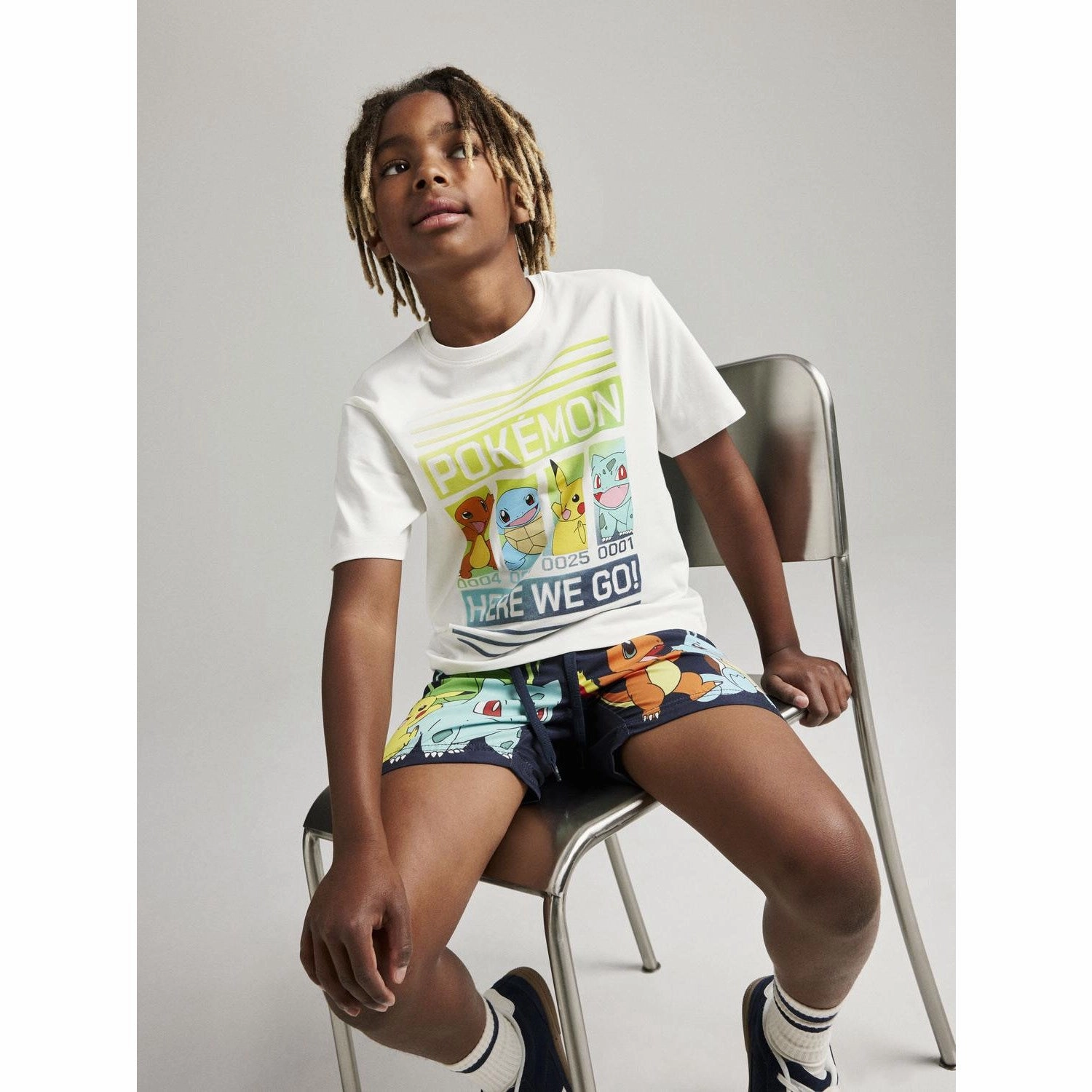 temperature regulation Name It Navy Blazer Macsen Pokemon Swimshorts