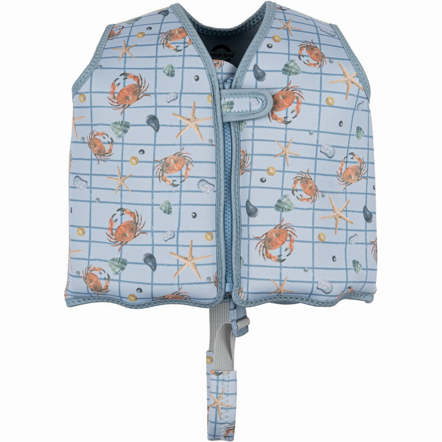 Relaxing Day Mikk-Line Faded Denim AOP Swim Vest