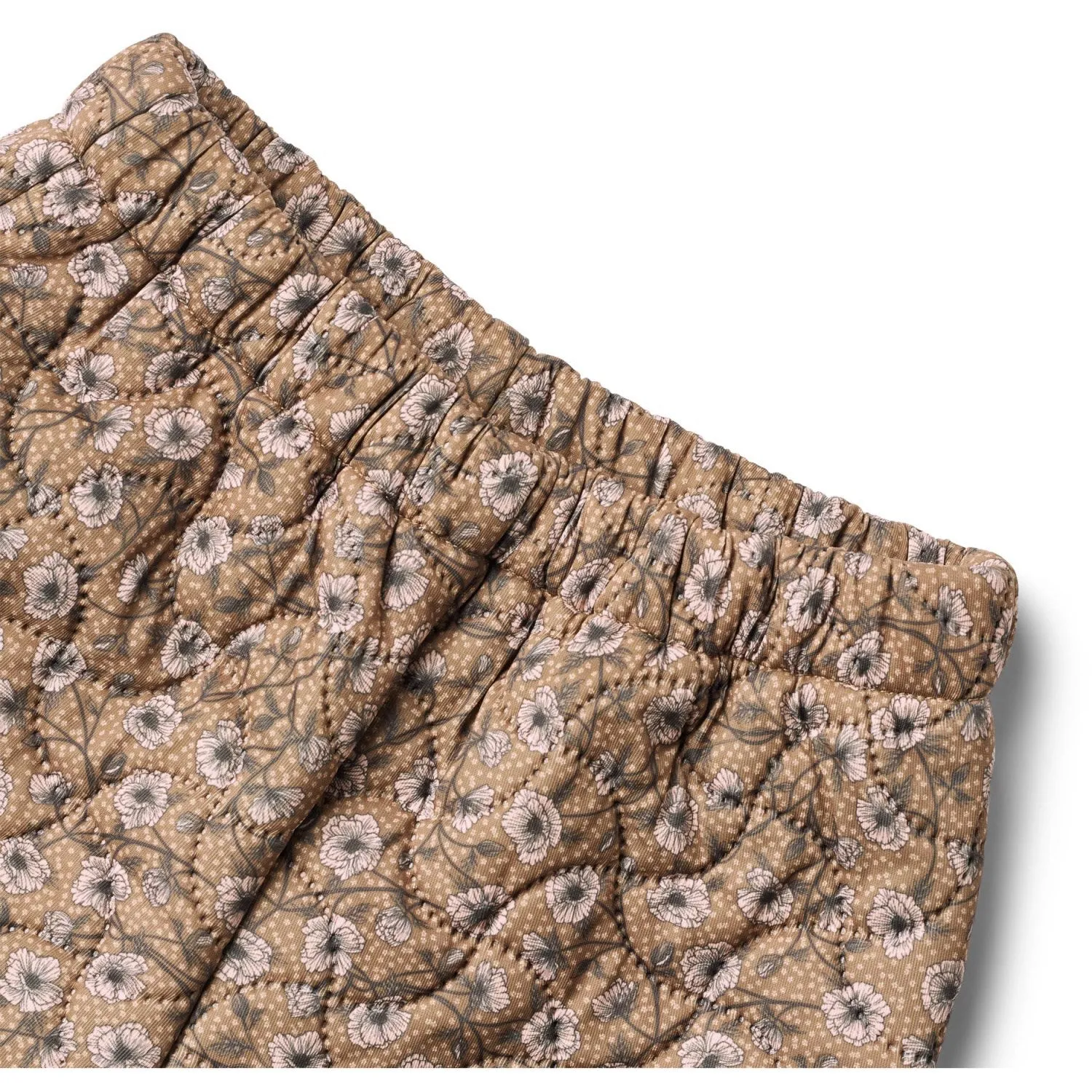 Machine-washable Wheat Caramel Anemones Thermo Pants Alex