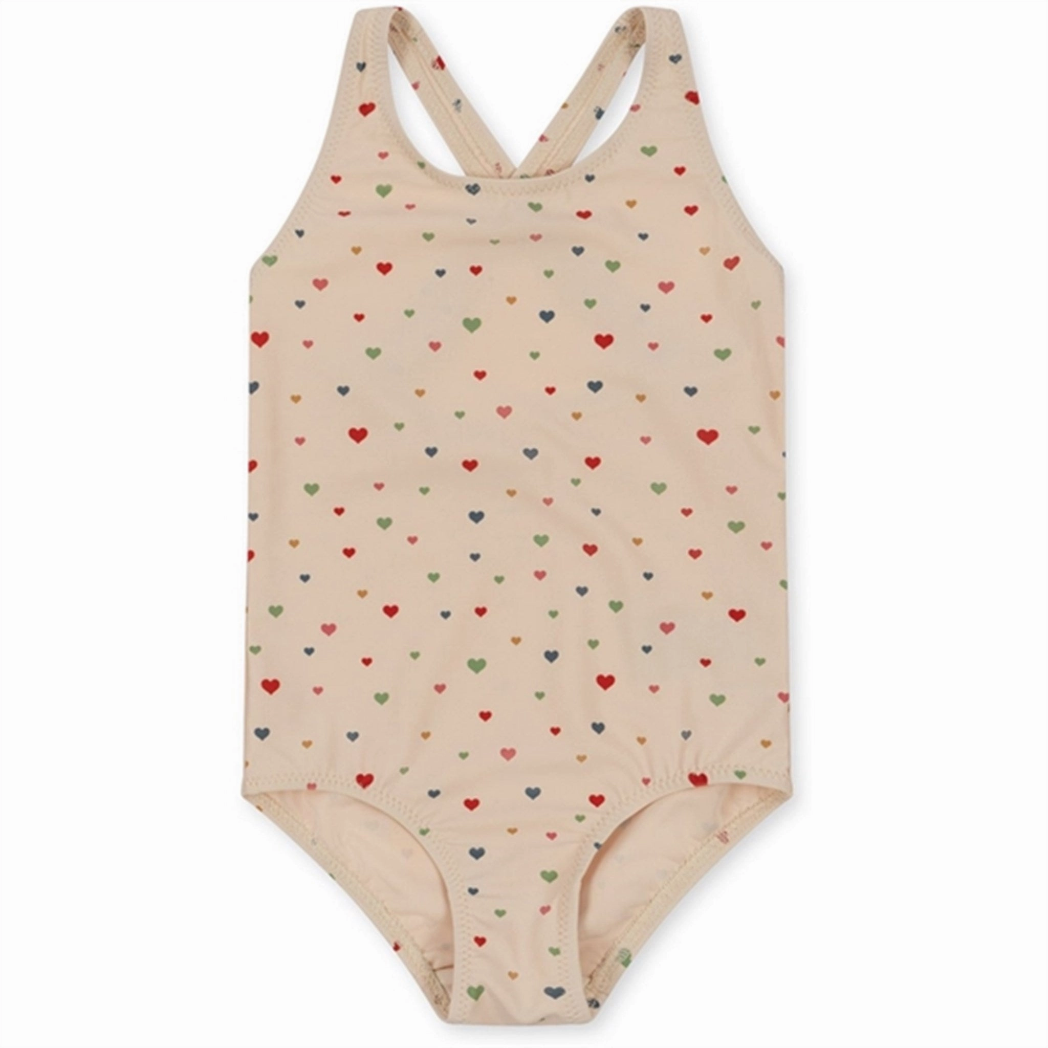 Poolside Getaway Ocean Attire Konges Sl?jd Multi Hearts Manuca Basic Swimsuit