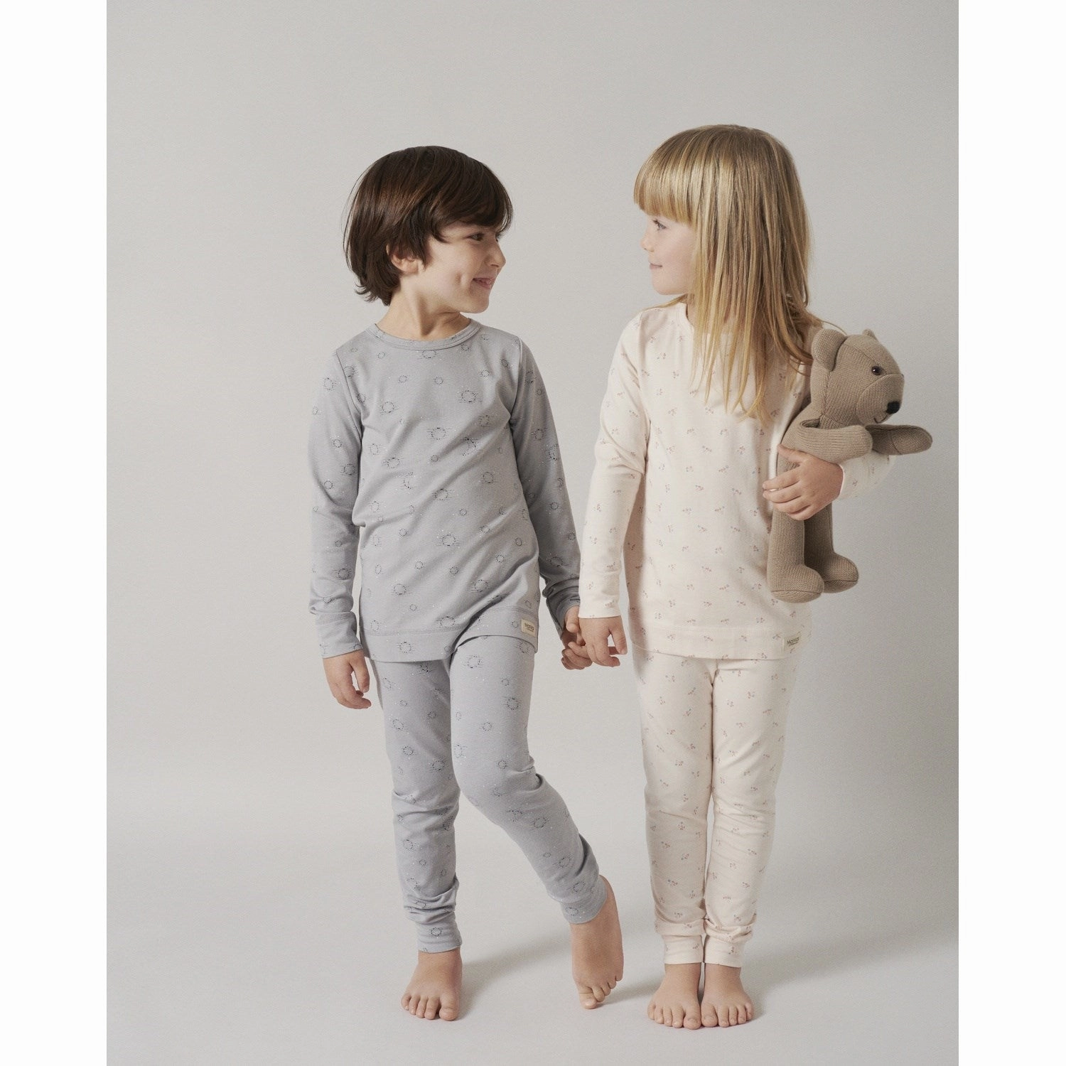 Organic Cotton Blend Nap Mode MarMar Modal Smooth Print Anemone Sleepwear Night Set