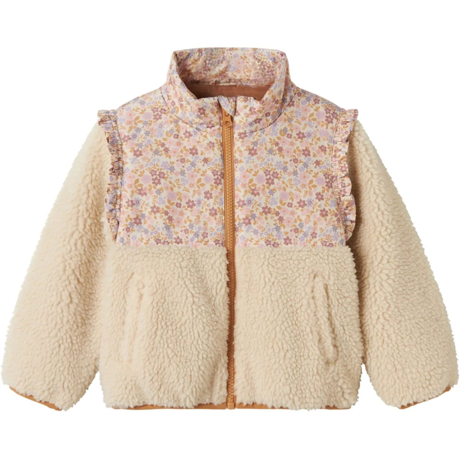 Light Shell Name It Whitecap Gray Biscuit Minna Teddy Jacket