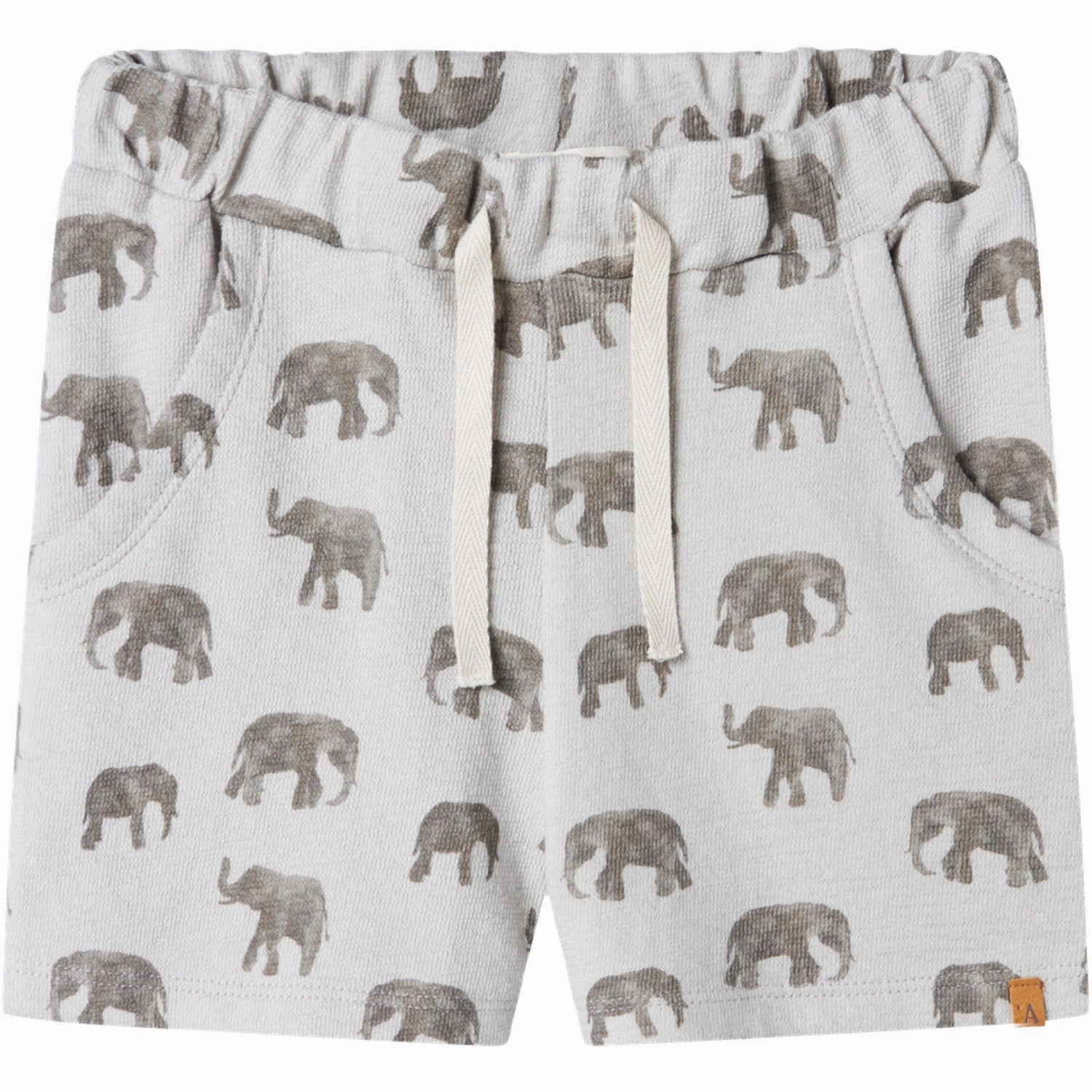 Lil'Atelier Vapor Blue Elephant Dias Loose Shorts Summer Wardrobe