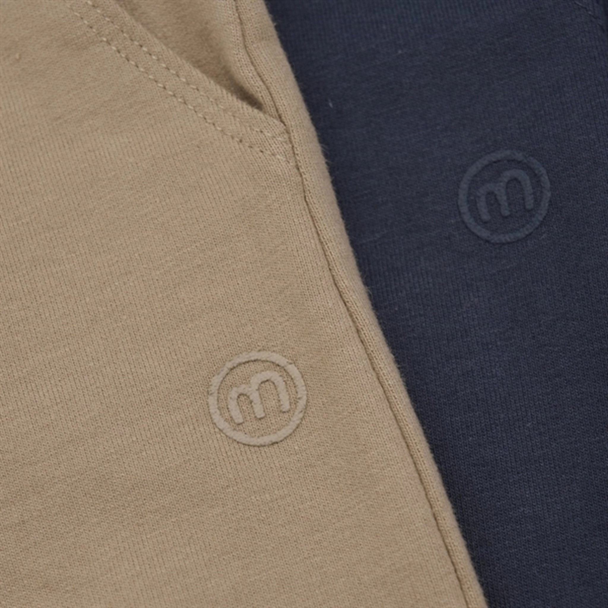 Abrasion Dispersing Weave retail industry Minymo Blue Nights Sweatshorts 2-Pack