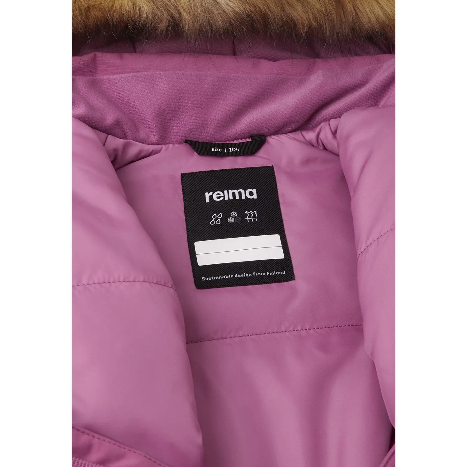 Practical work wear Reima Red Violet Reimatec winter snowsuit Stavanger