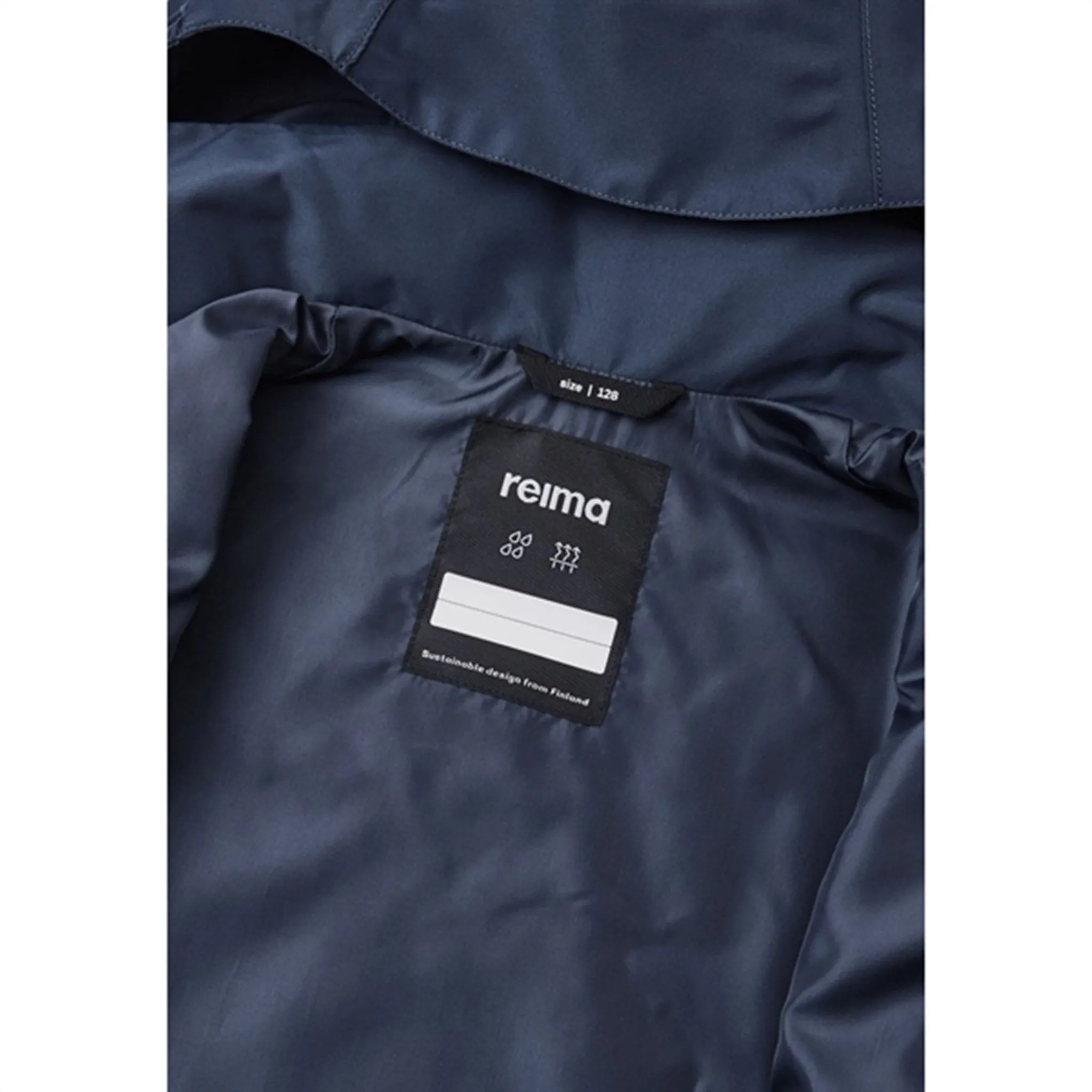 Reima Reimatec Jacket Kannus Navy Odor Control Treatment Secure Chest Pocket