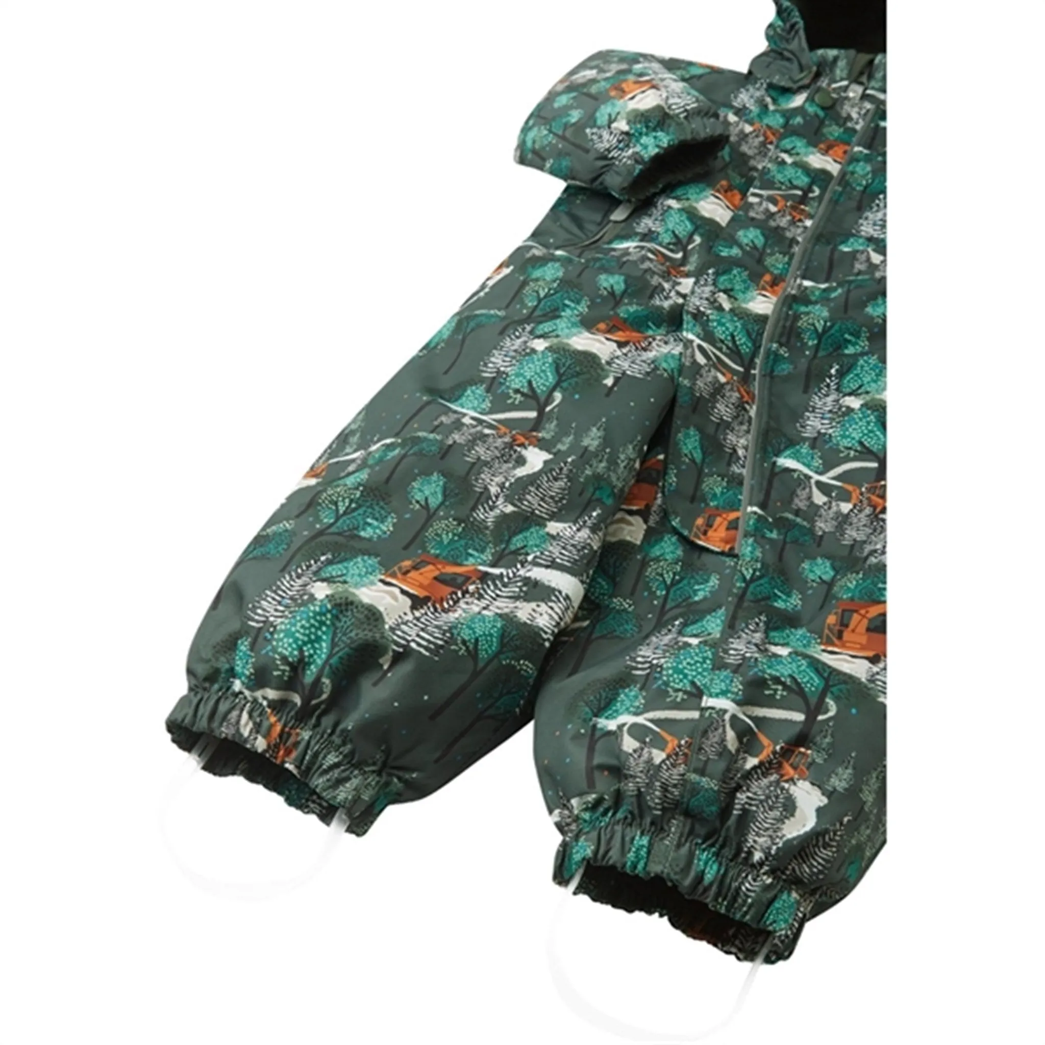 Reima Reimatec Snow Suit Puhuri Thyme green Playful-Detail