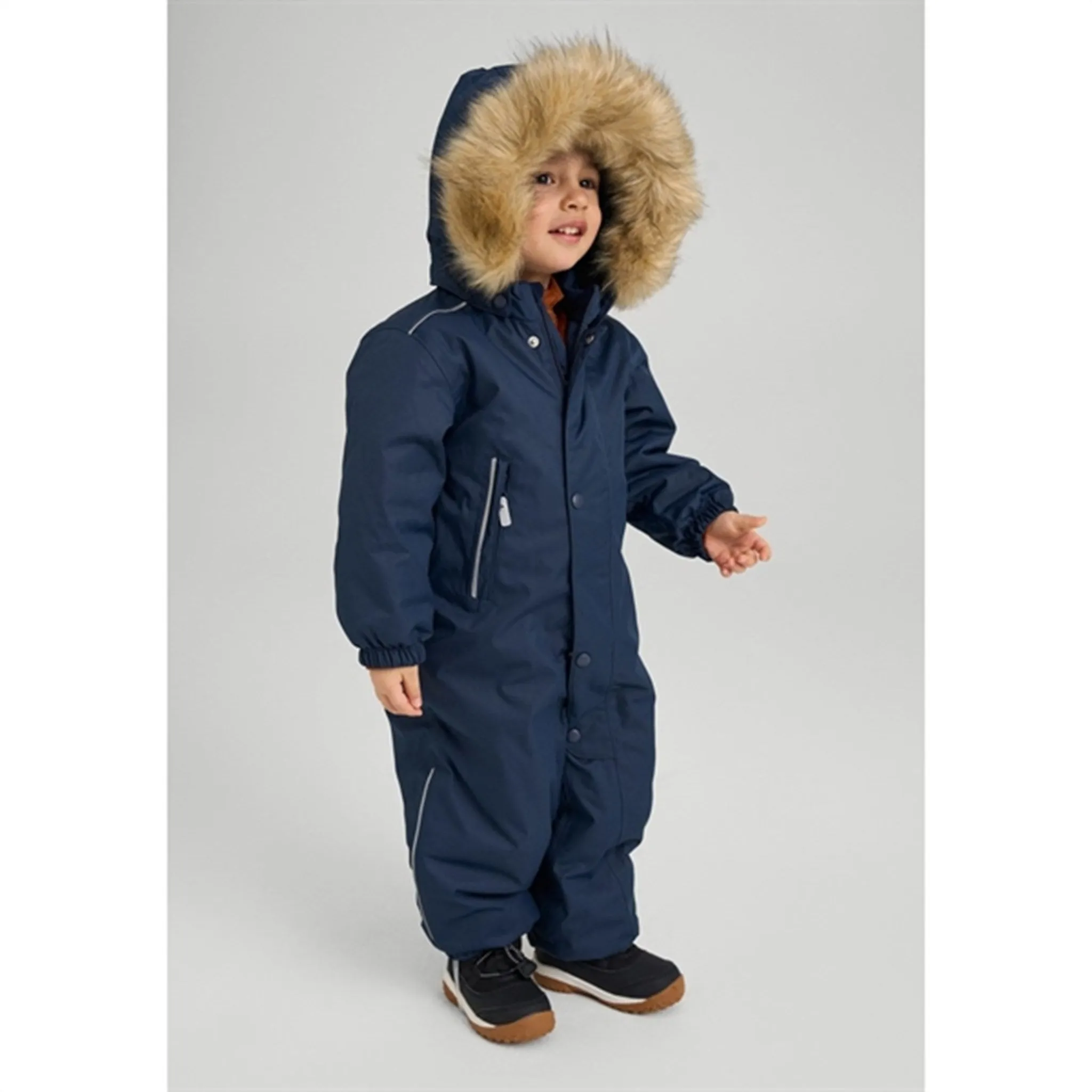 Reima Reimatec Snowsuit Gotland Navy Raglan-Sleeve Non-Iron
