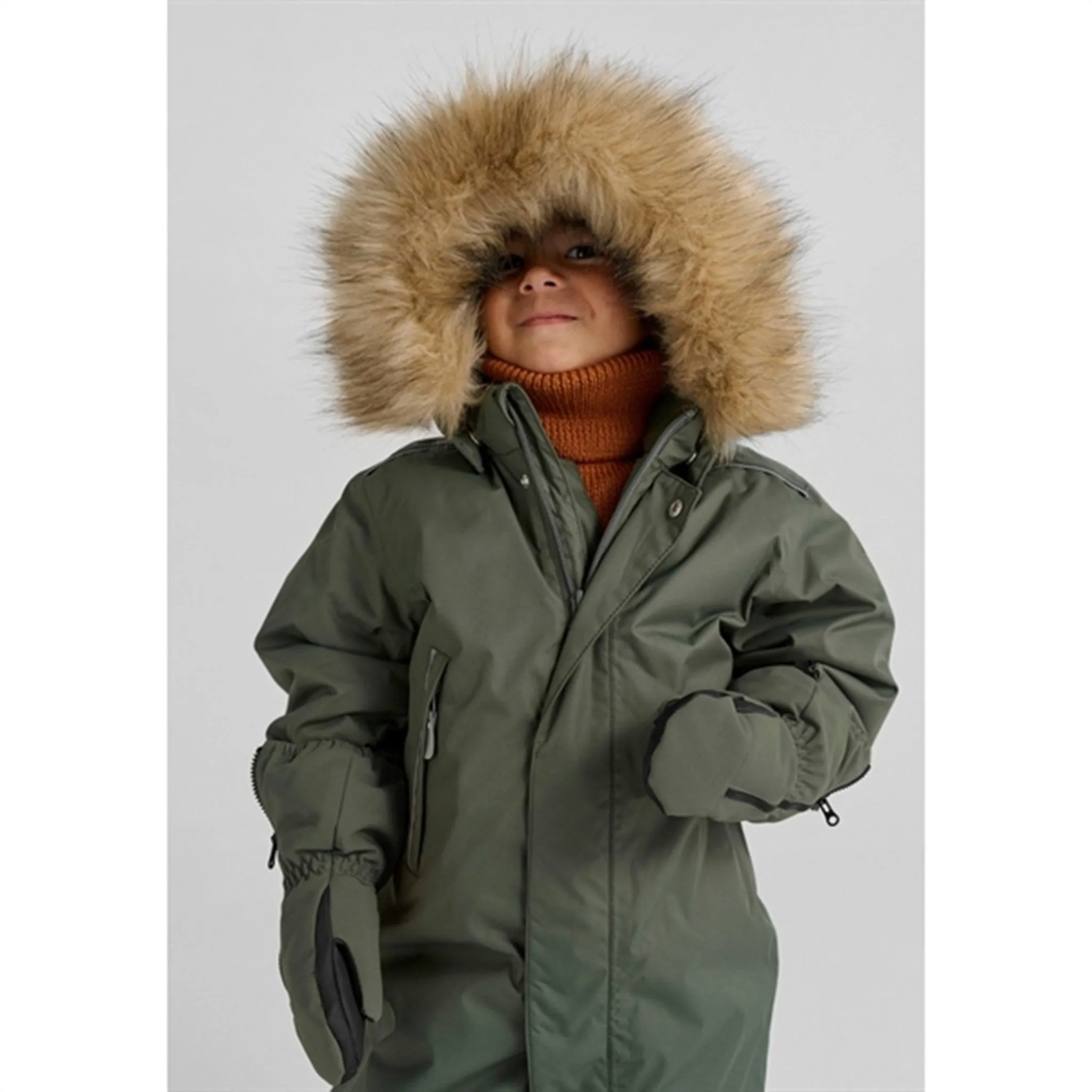 Reima Reimatec Snowsuit Gotland Thyme green Special-Occasion Split-Sleeve
