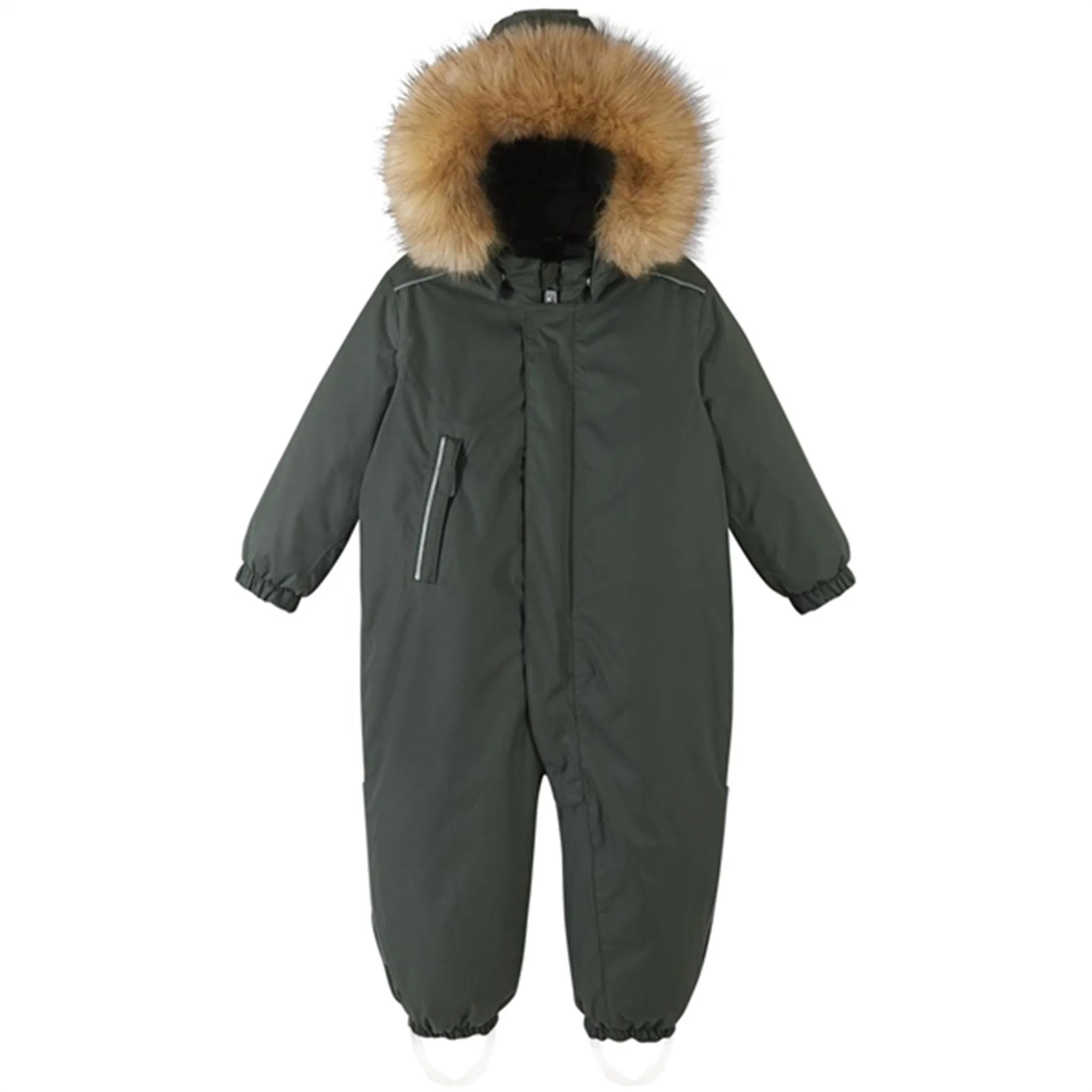 Reima Reimatec Snowsuit Gotland Thyme green Bow-Detail