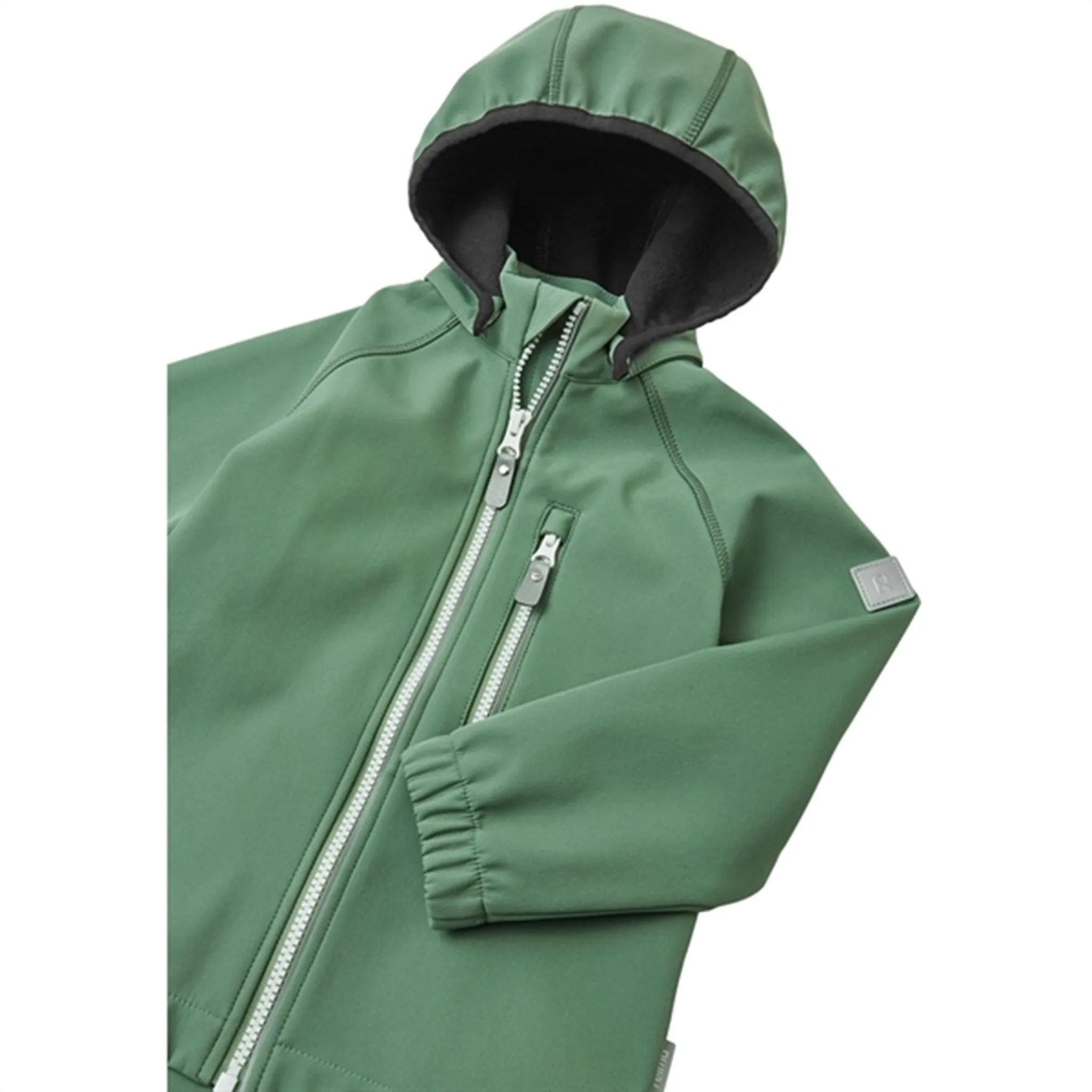 Stretchable Material Reima Softshell Jacket Vantti Green Clay