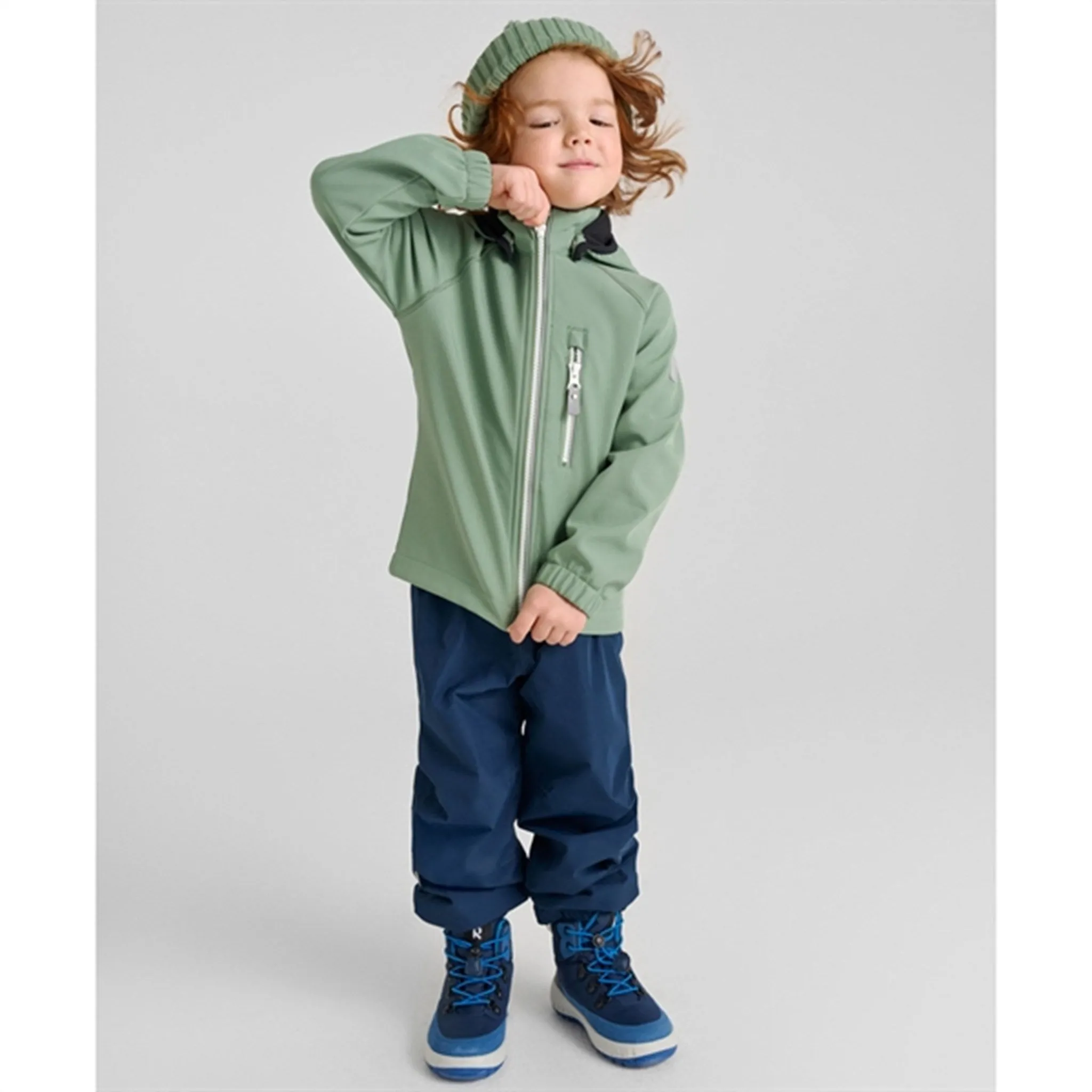 Toothpaste Reima Softshell Jacket Vantti Green Clay