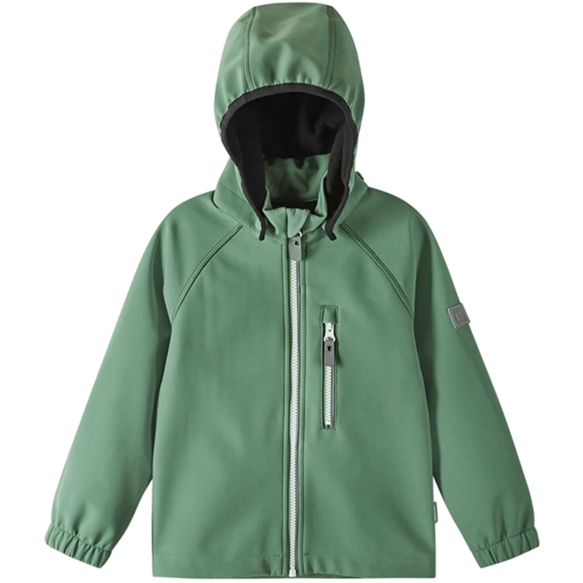 Reima Softshell Jacket Vantti Green Clay Stretchable Fabric