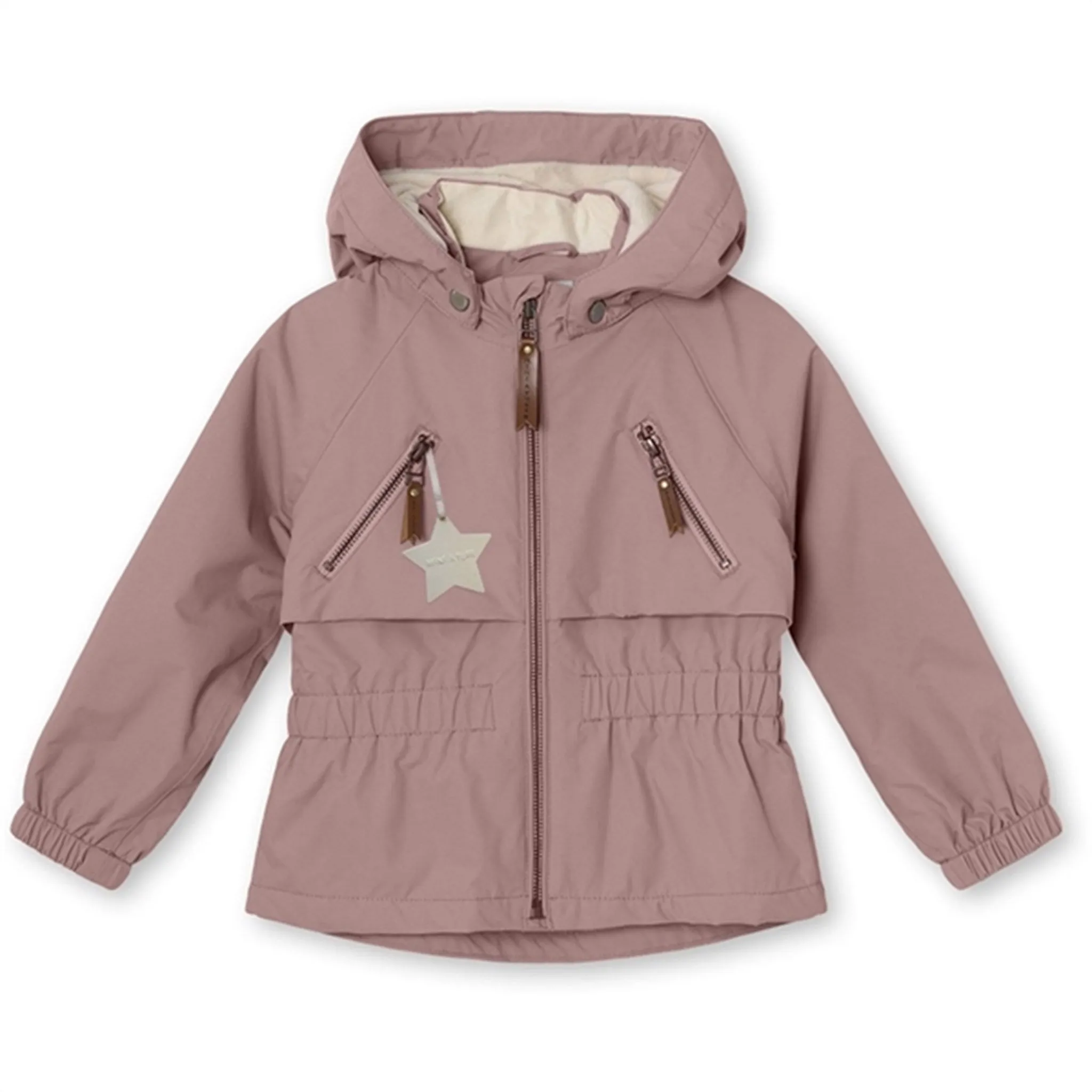 MINI A TURE Algea Spring Jacket w/Fleece Lining Pale Woodrose city lights