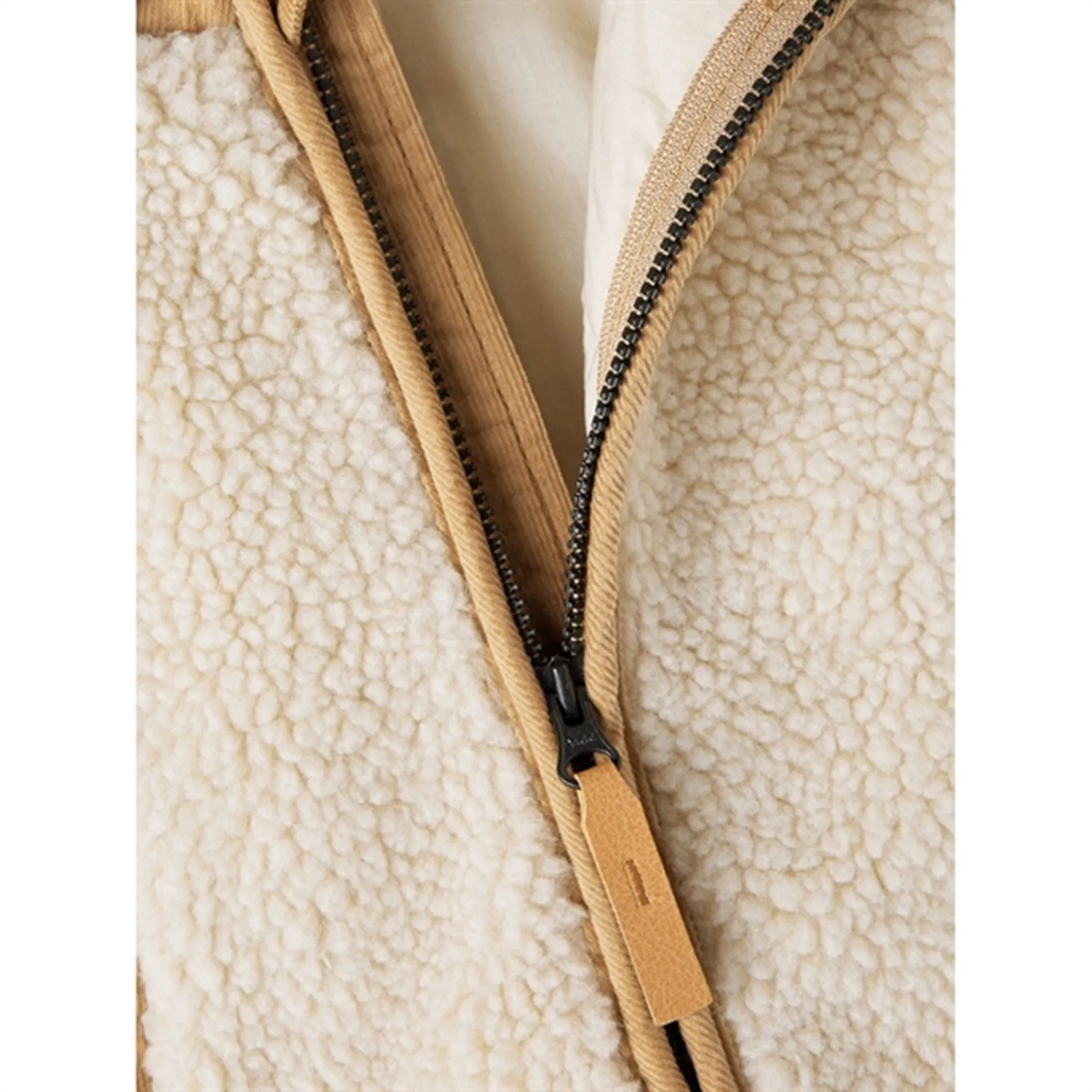 Lil'Atelier Fog Nalo Sherpa Jacket Receipt Packable Layer