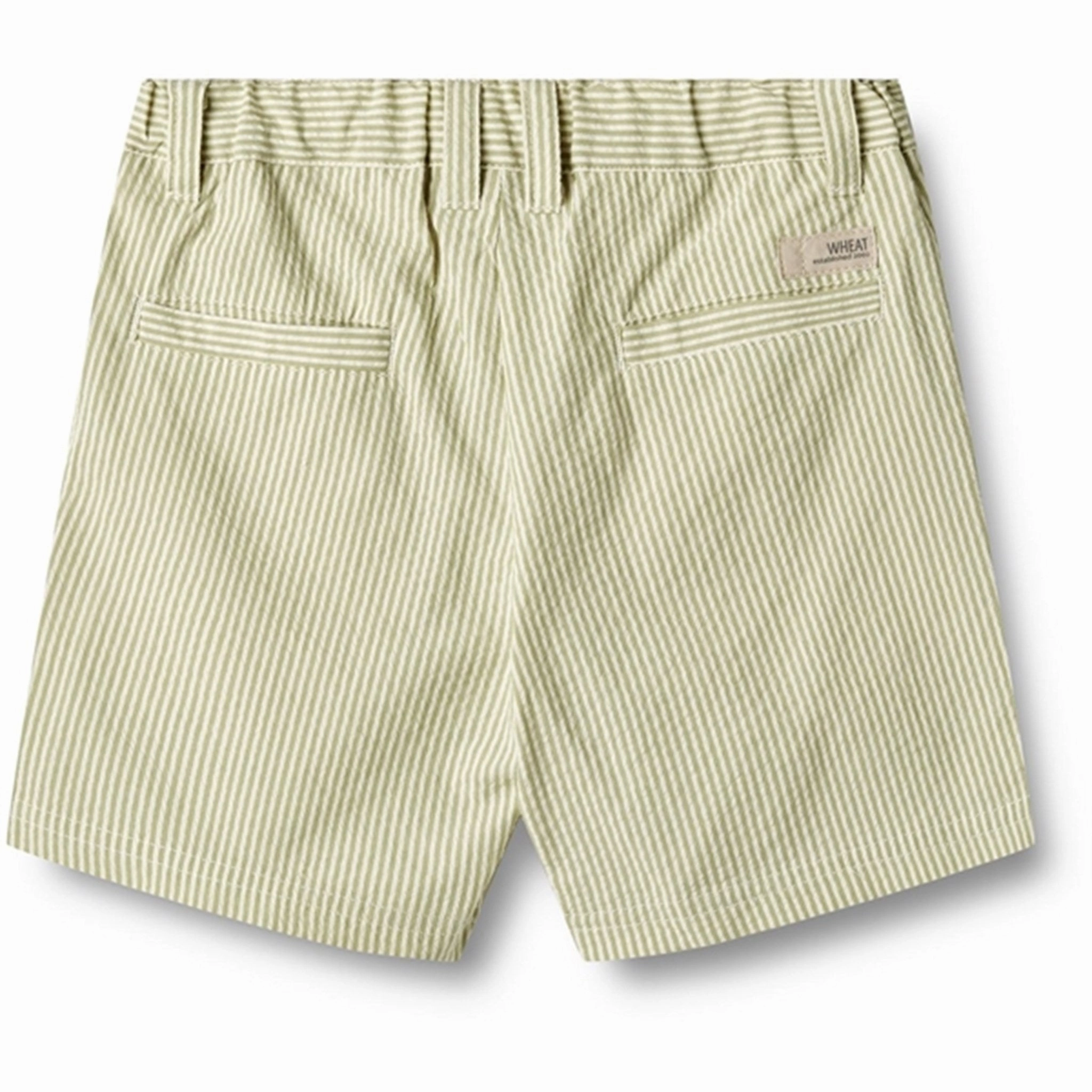Anti Static Finish food industry Wheat Green Stripe Shorts Elvig