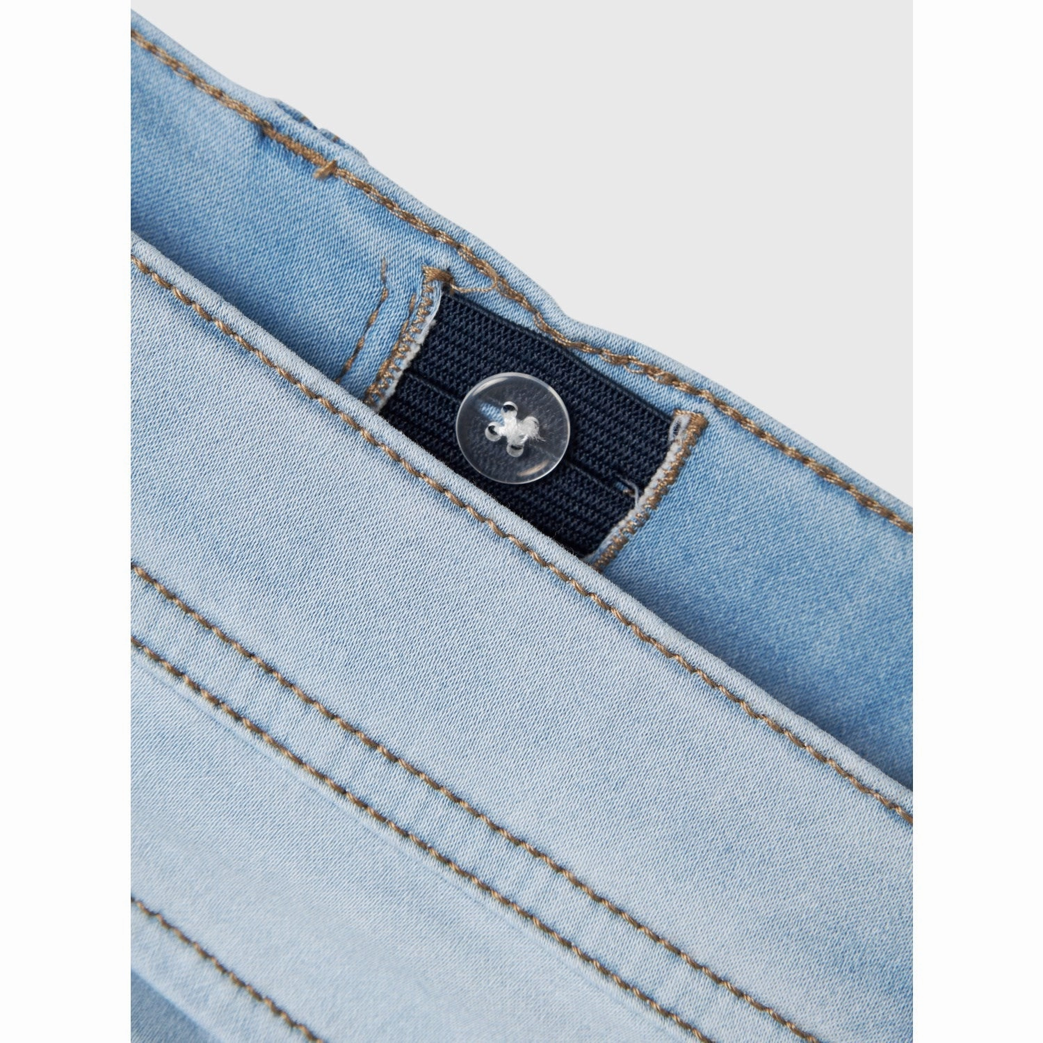 Quick Dry Technology Bacterial Growth Prevention Name It Light Blue Denim Theo Denim Shorts Noos