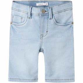 Name It Light Blue Denim Theo Denim Shorts Noos Stretchable Material