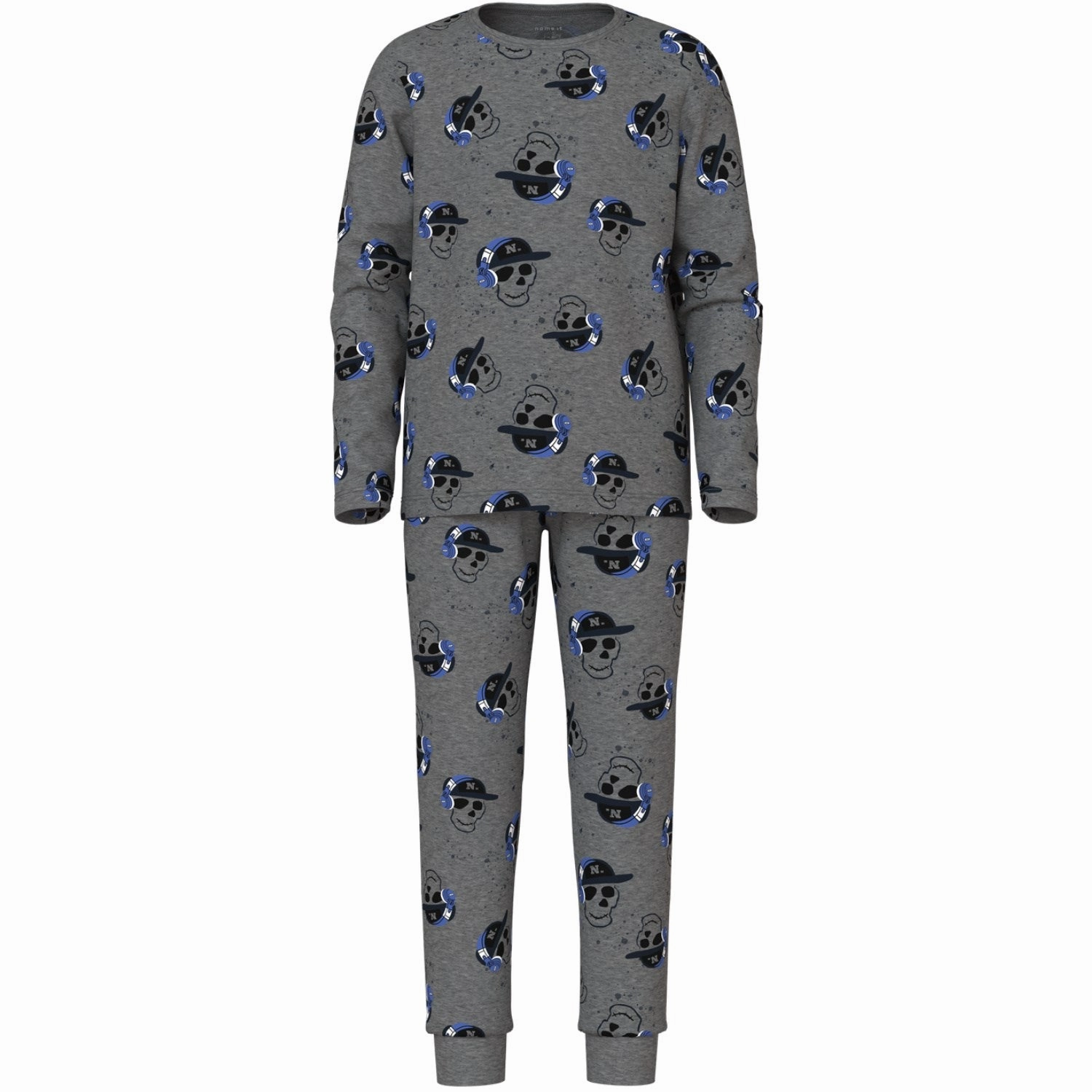 Laidback Day Flexible Movement Name It Dark Grey Melange Nkmnightset Dark Grey Mel Skull Noos