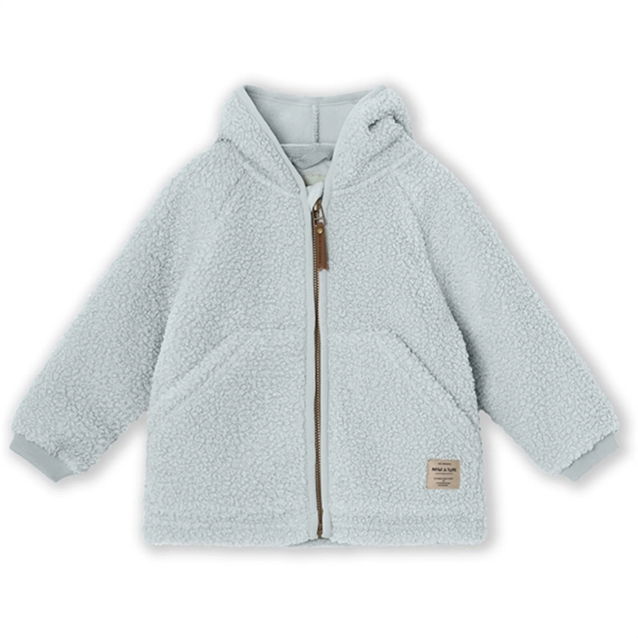 Functional Comfort Outfit MINI A TURE LIFF Teddy Fleece Jacket Pearl Blue