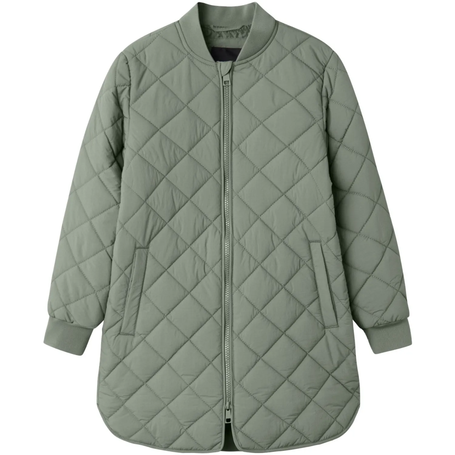 Name It Shadow Marlin Quilt Jacket Long Tb Maternity-Fit Bright-Hue