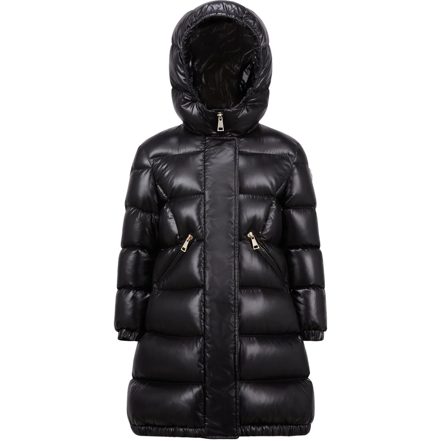 Moncler Black Bellevue Long Coat Tear-resistant