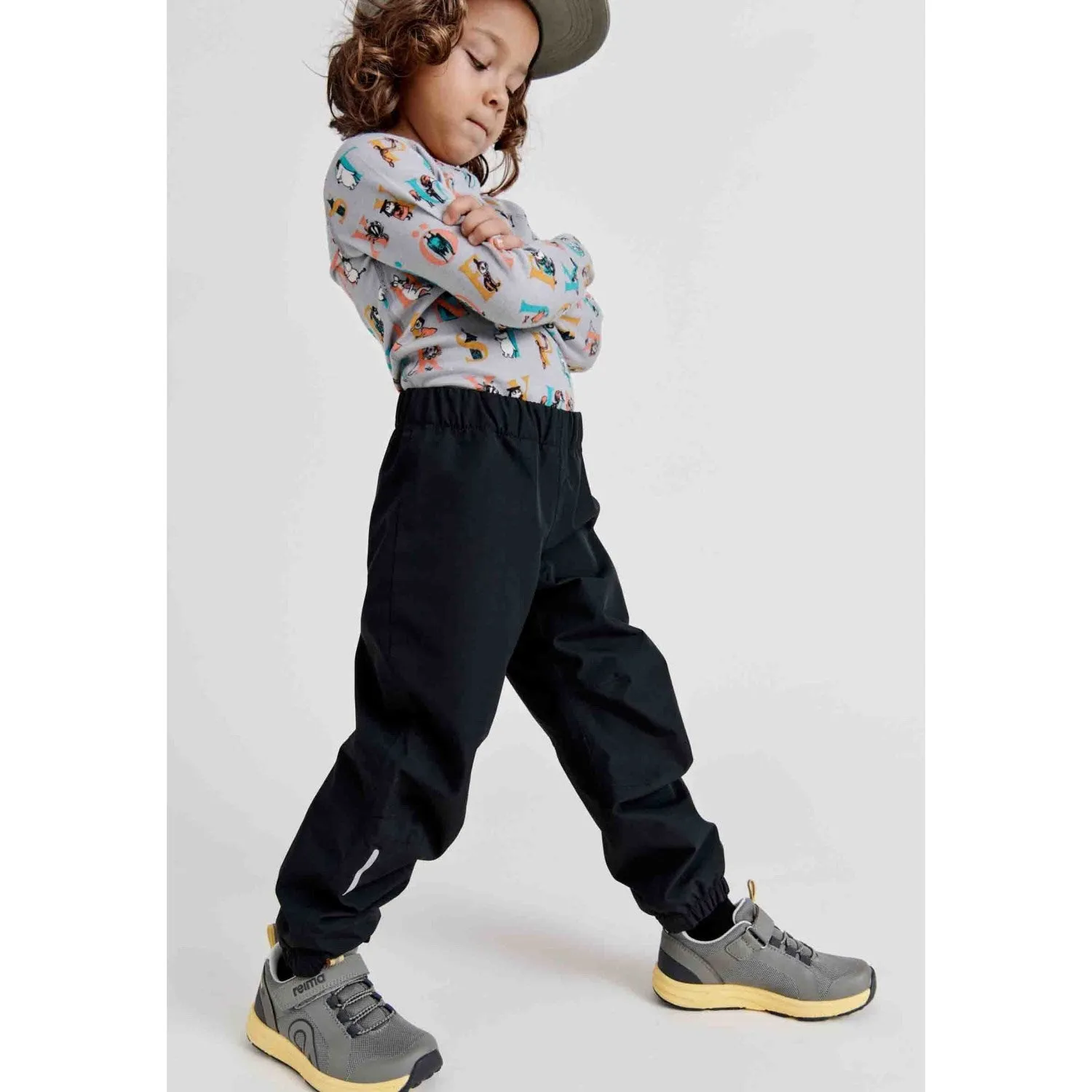 Reima Black Reimatec pants Kaura Black Practical Wear anti slip grip