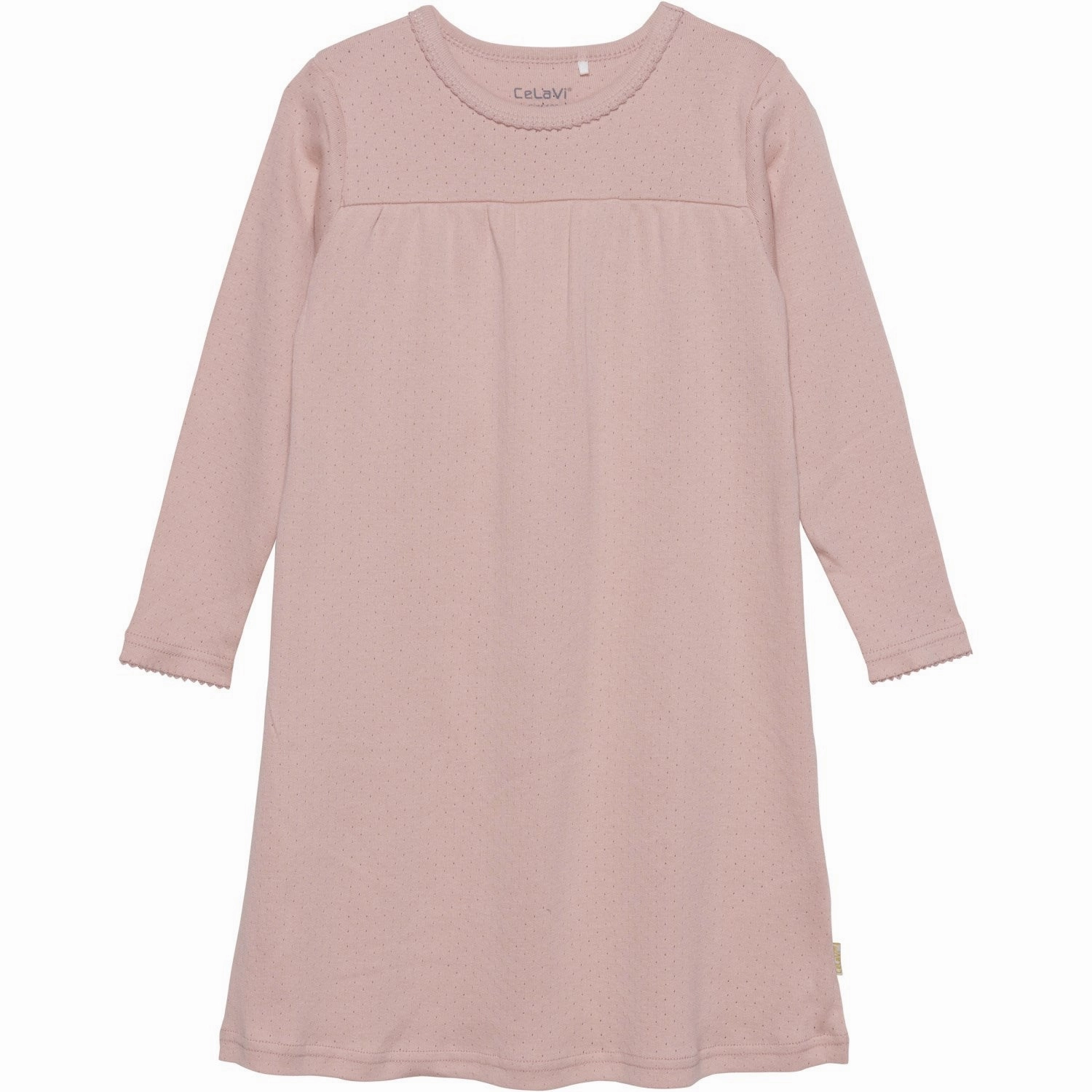 CeLaVi Misty Rose Nightdress Natural Color Style Cozy Fleece Backing