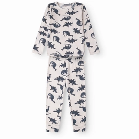 Flatlock Seams That's Mine Mono Dino Emilio Homewear Set