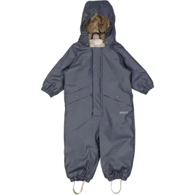 Durable Shell Layer Wheat Rainsuit Aiko Thermo Greyblue