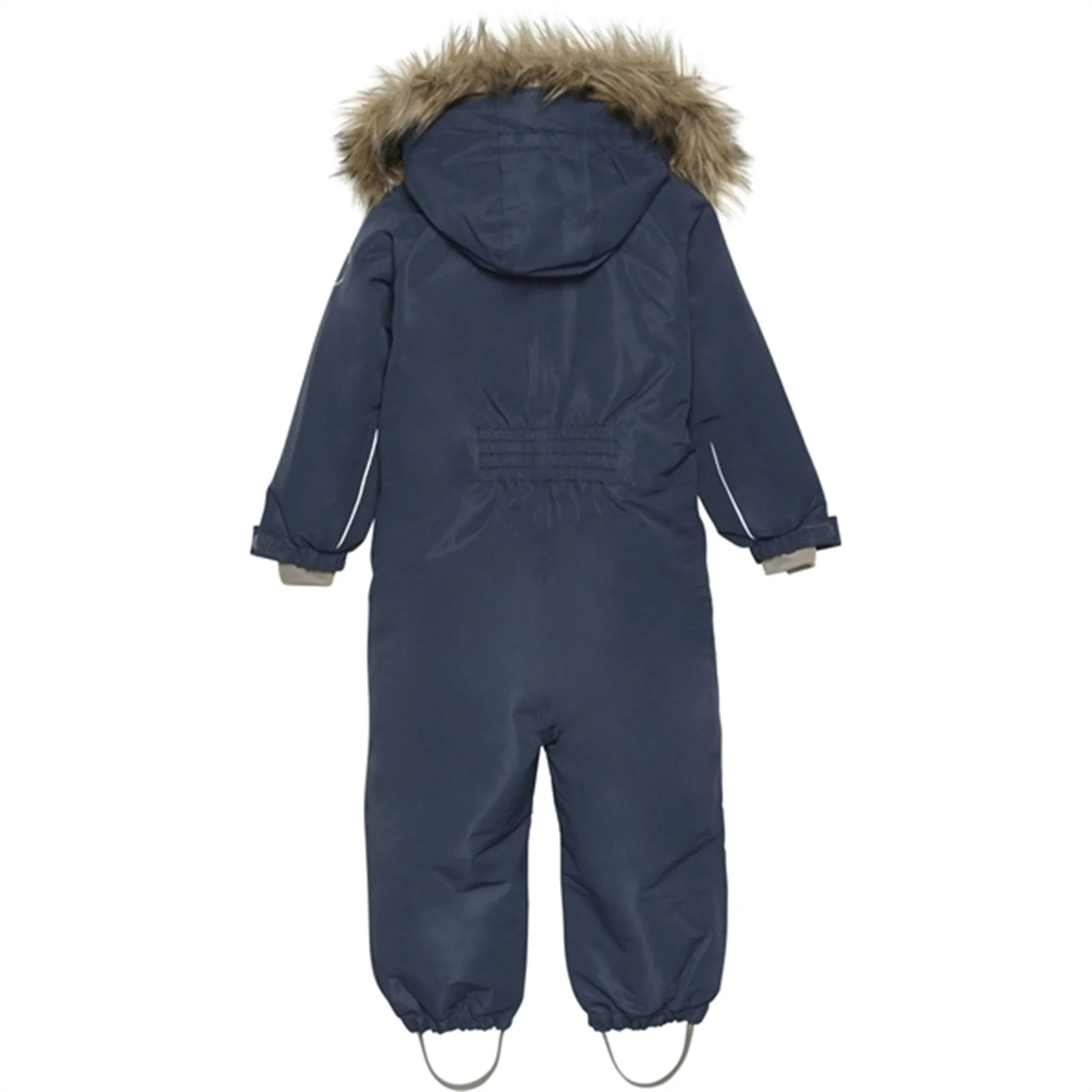 Flutter-Sleeve Soft-Lining En Fant Snow Suit m. Faux Fur Parisian Night