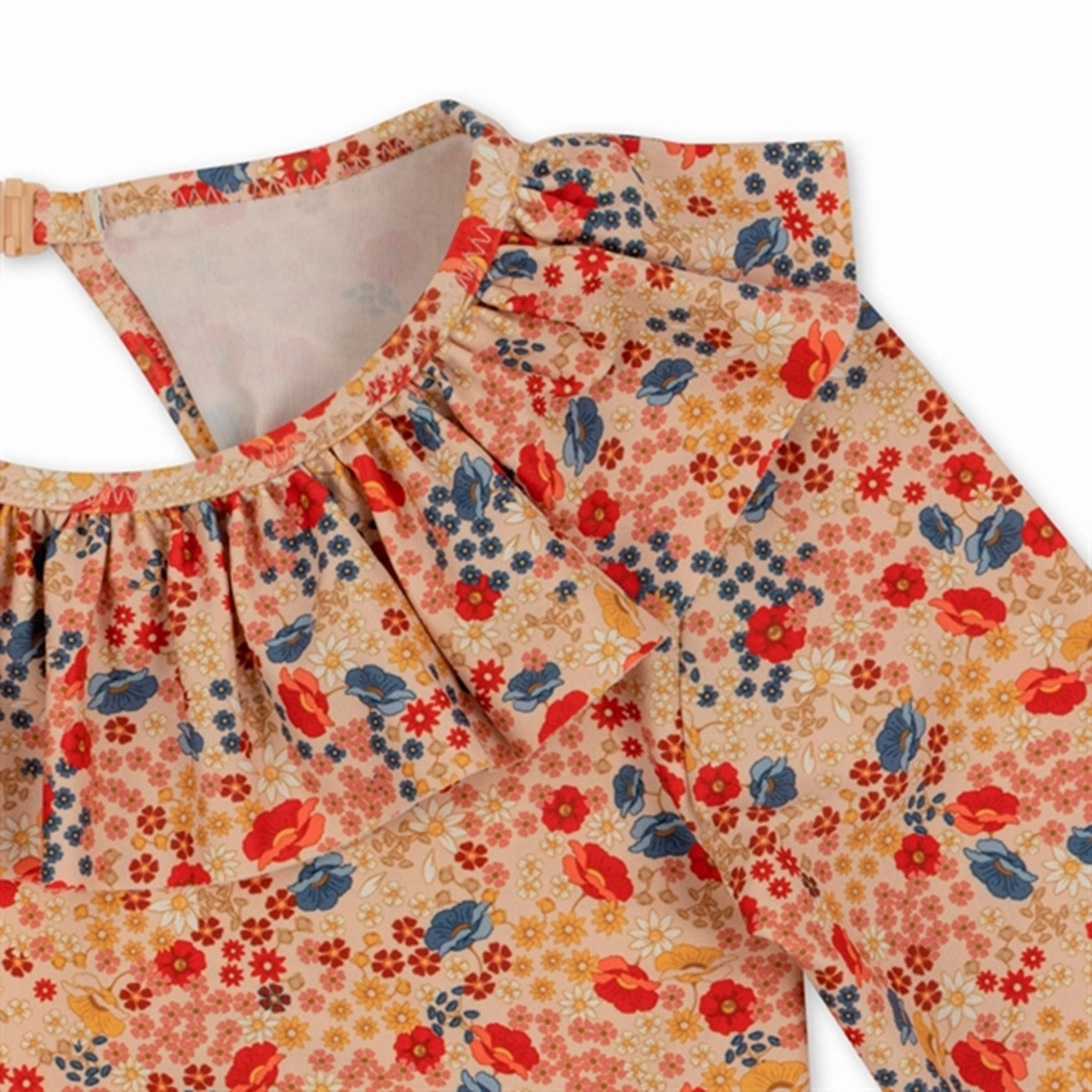 Konges Sl?jd Villetta Manuca Frill Swim Suit One-Shoulder Monochromatic-Style