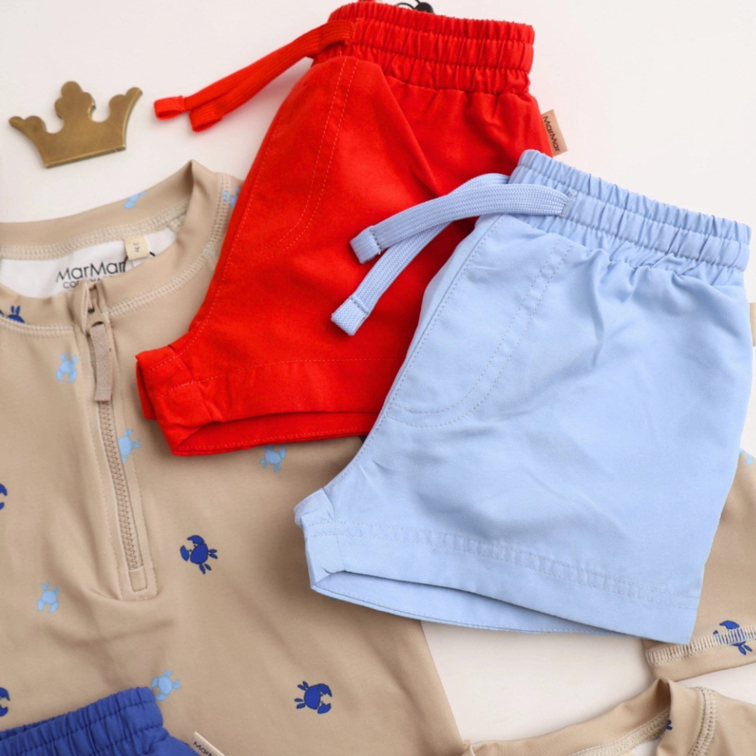 MarMar Poppy Swiggo S Swim Shorts ethical fashion Antimicrobial Treatment