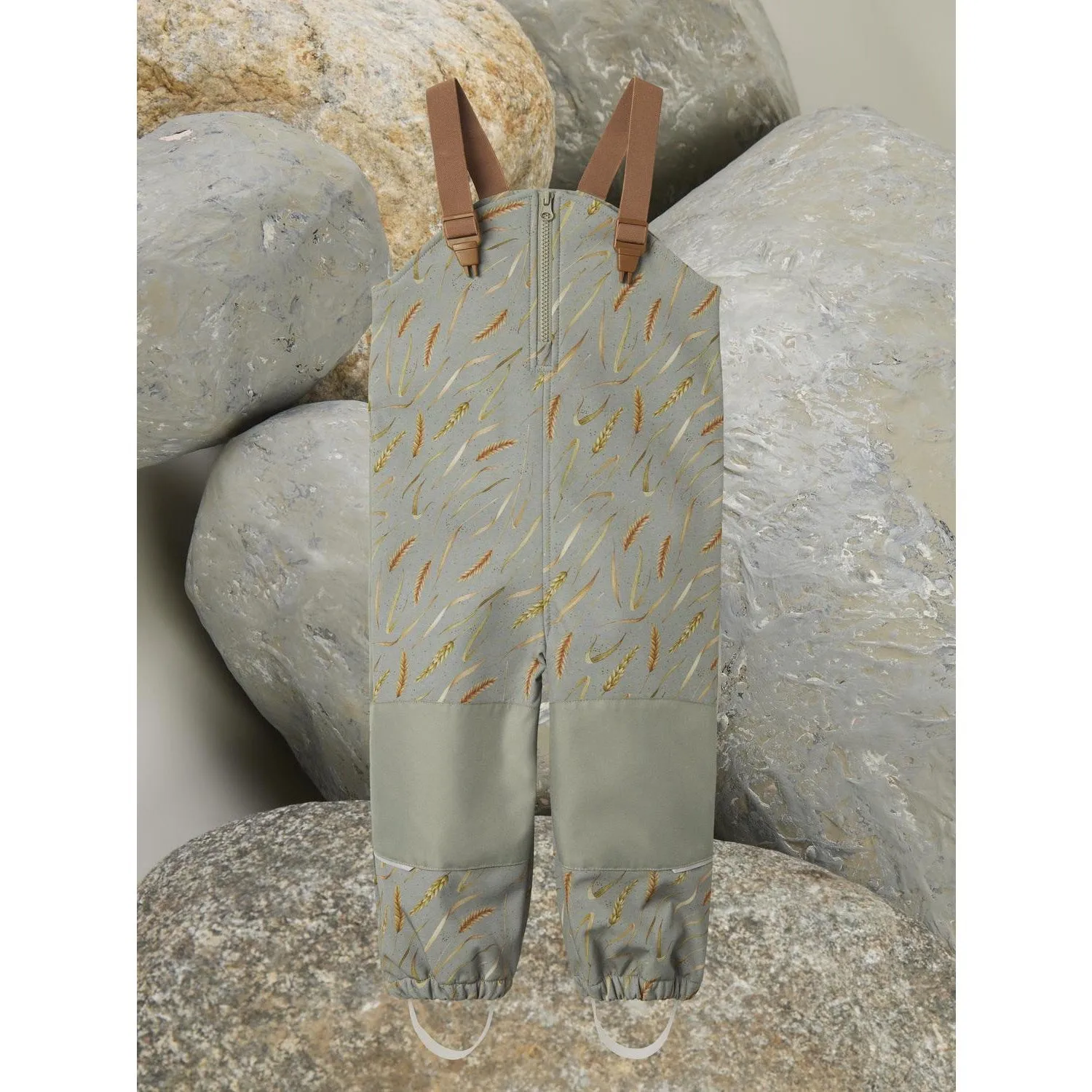 AbrasionResistantPanels Name It Shadow Field Alfa08 Softshell Bib Pants AOP Fo