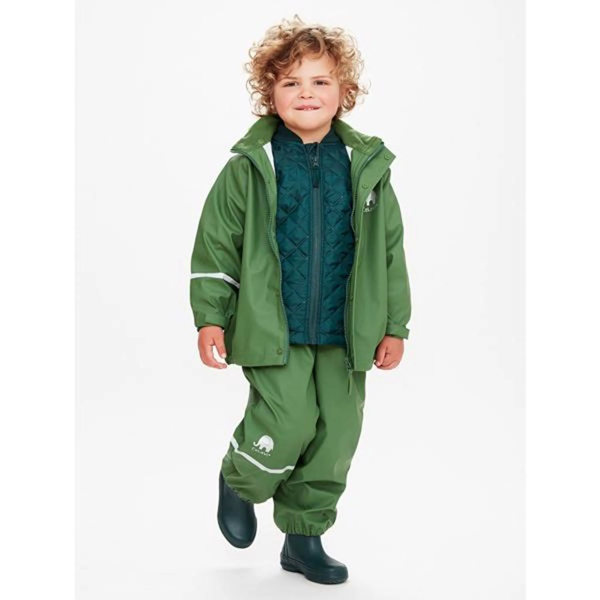 CeLaVi Rain Set Basic Elm Green Drop Tail