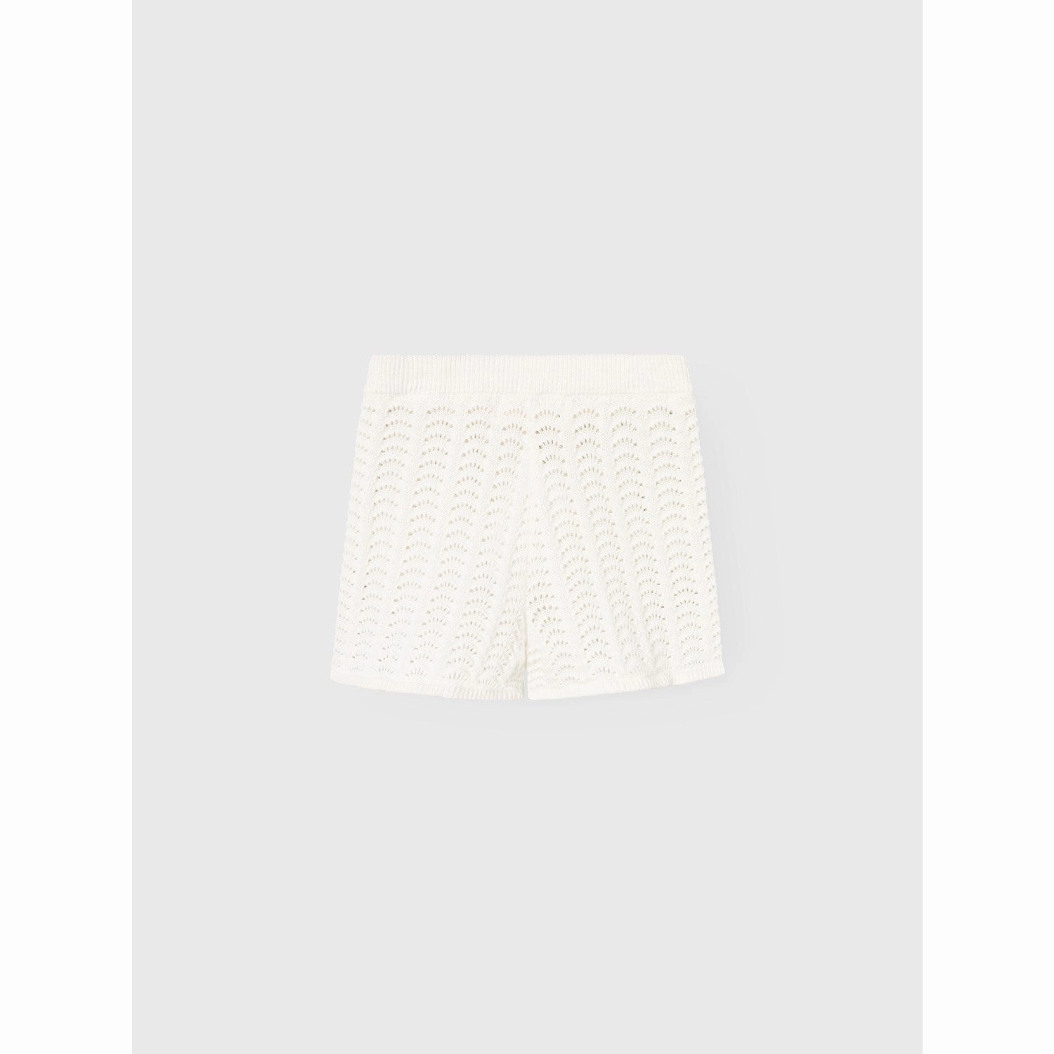 Street Ready Lil'Atelier Coconut Milk Johanna Knit Shorts