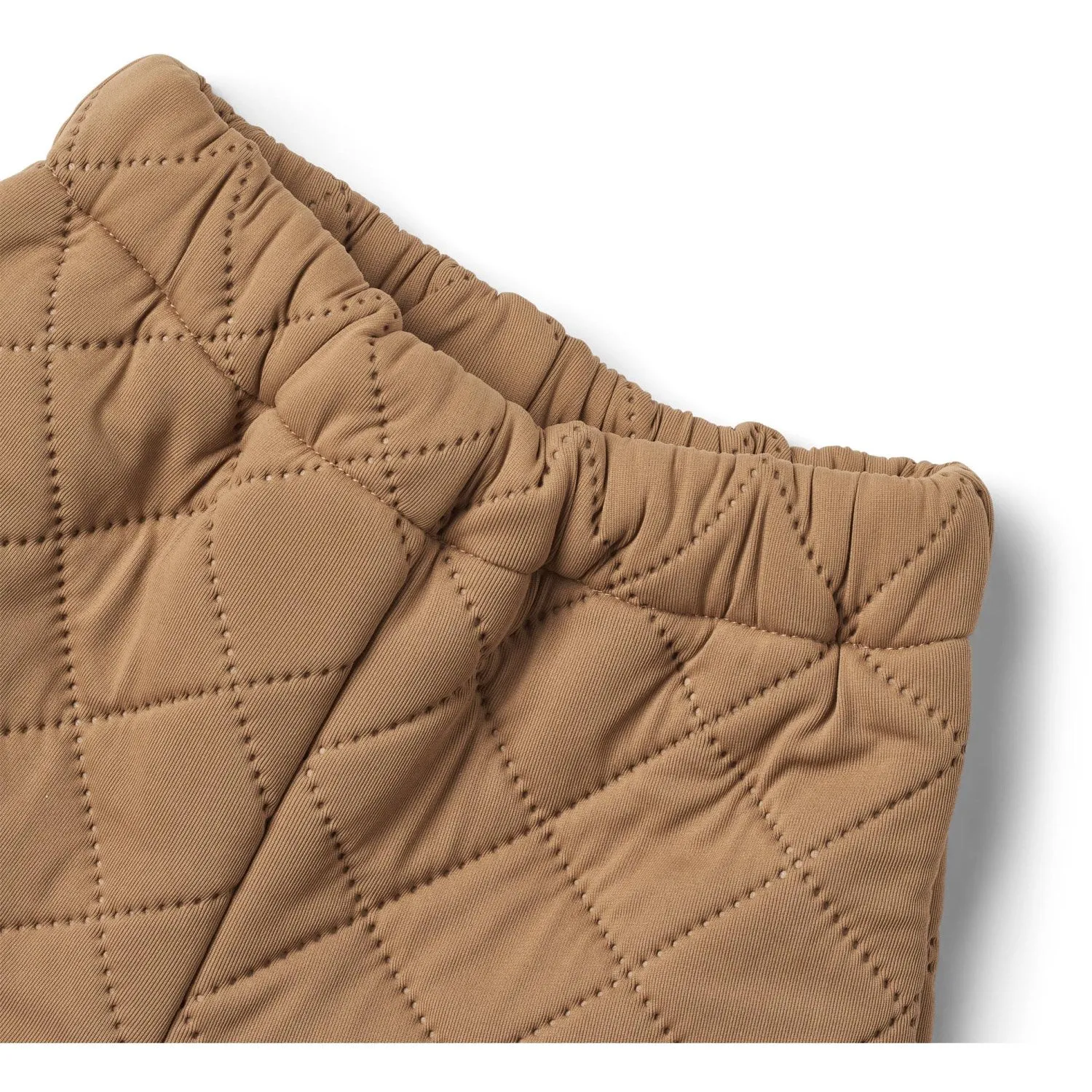 Wheat Hazel Thermo Pants Alex Scalloped-Edge Slit-Back