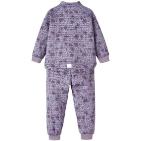 Stylish short-sleeve piece Name it Lavender Gray Moon Quilted Set Flower World